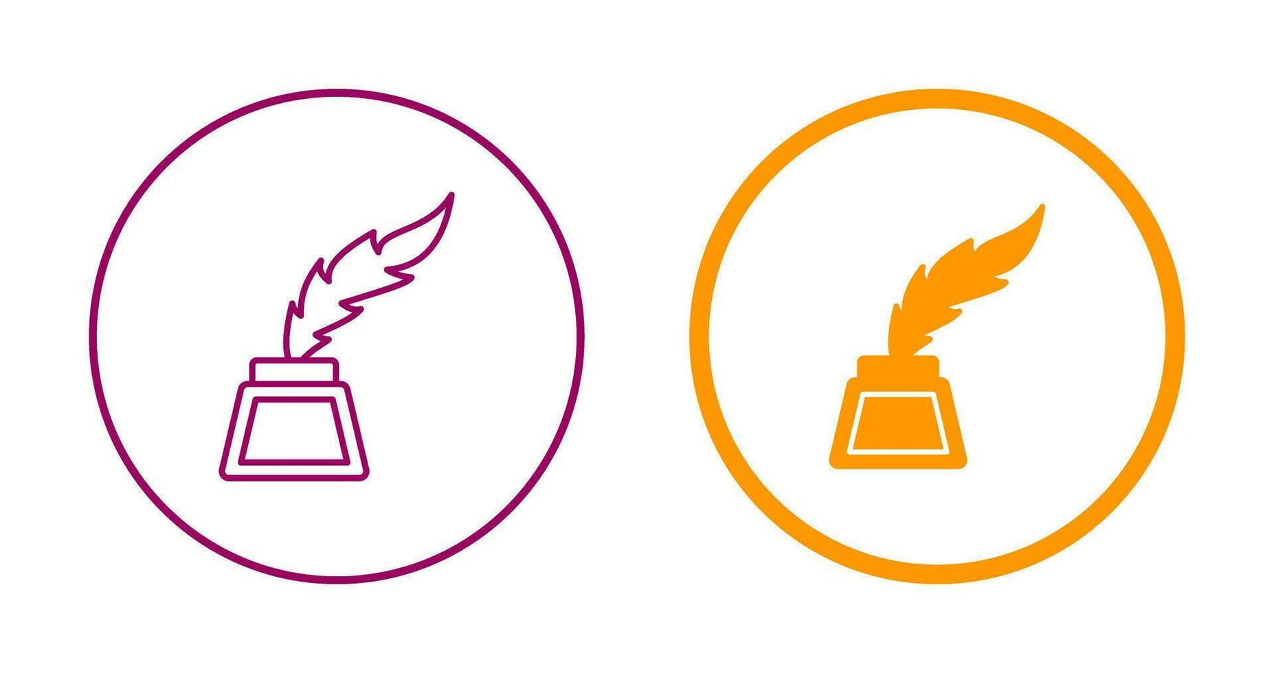 Inkwell Vector Icon
