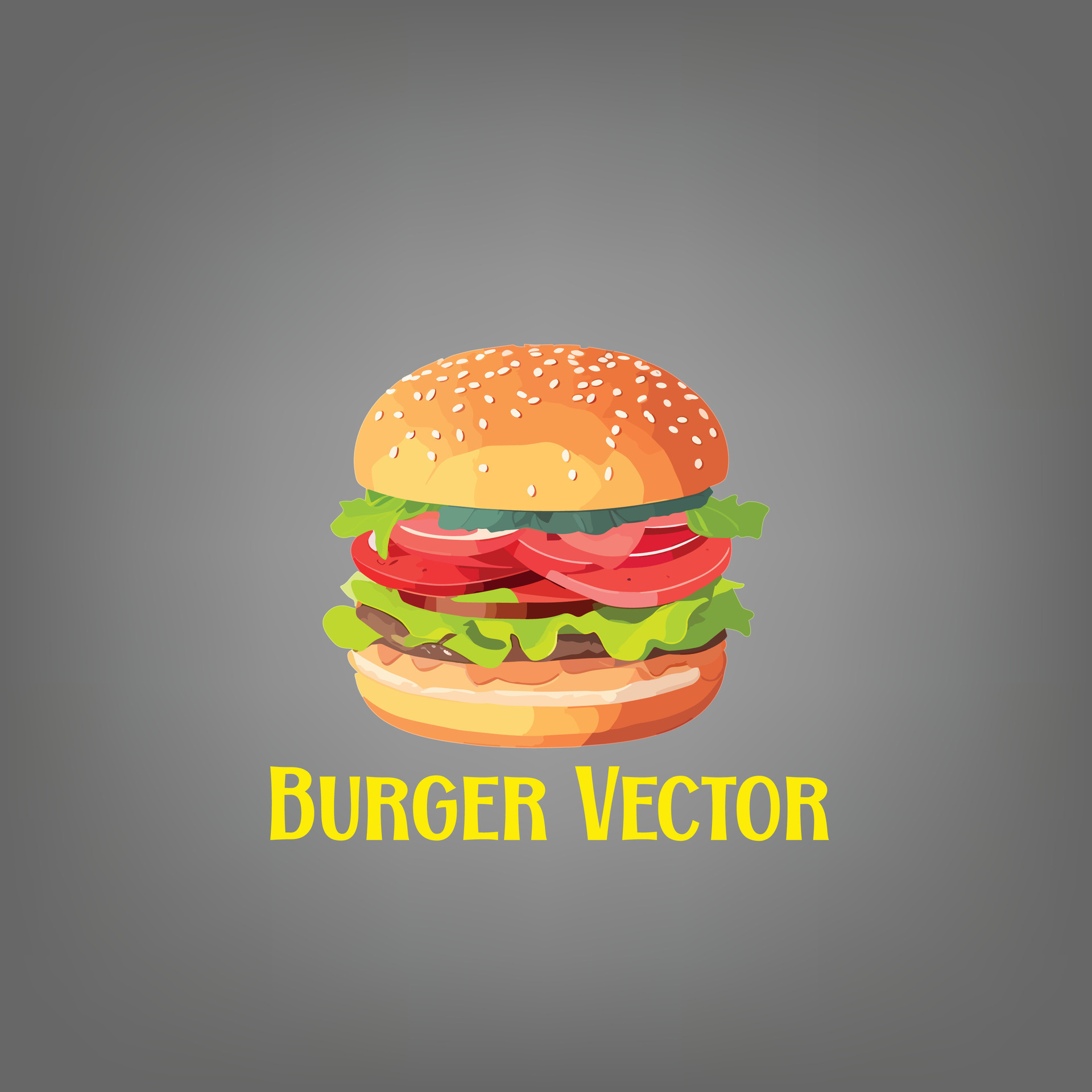 Burger Vector Illustration 24847114 Vector Art At Vecteezy Burger Vector Illustration 24847114 Vector Art At Vecteezy