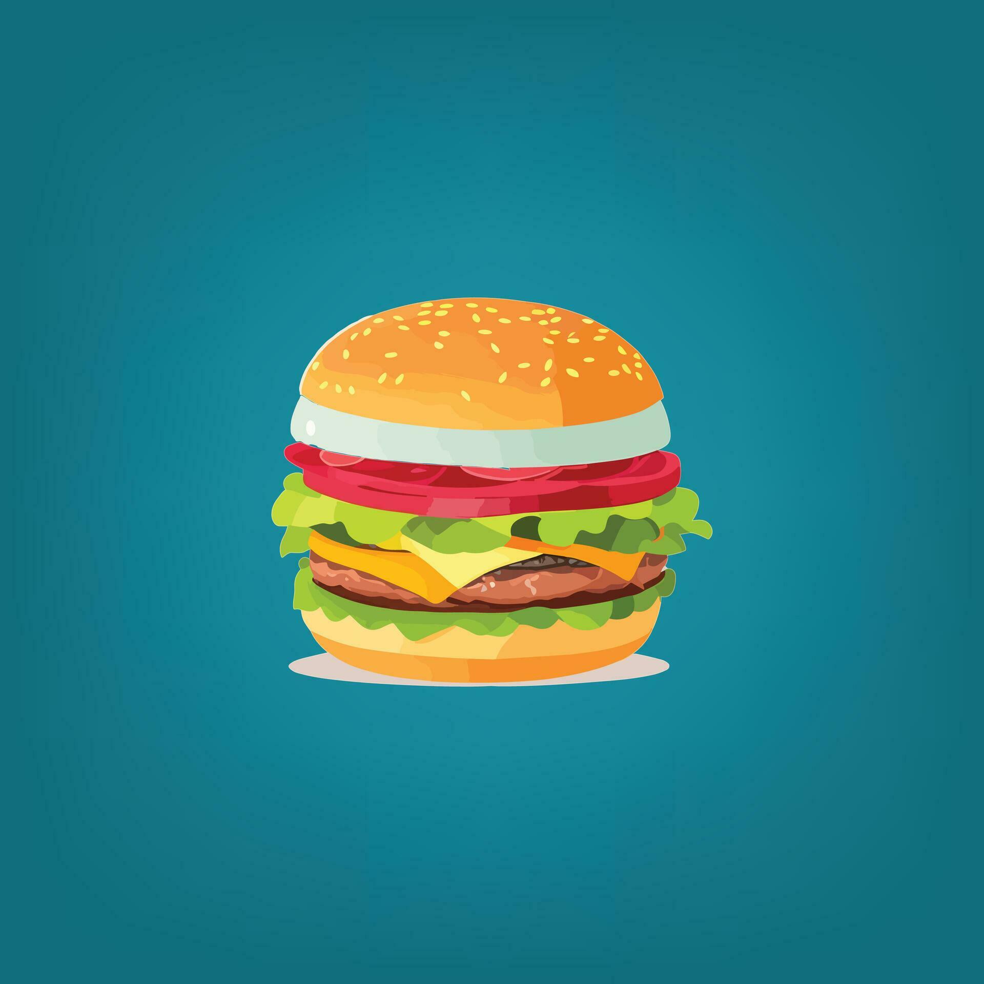 Burger Vector Illustration 24847127 Vector Art At Vecteezy Burger Vector Illustration 24847127 Vector Art At Vecteezy