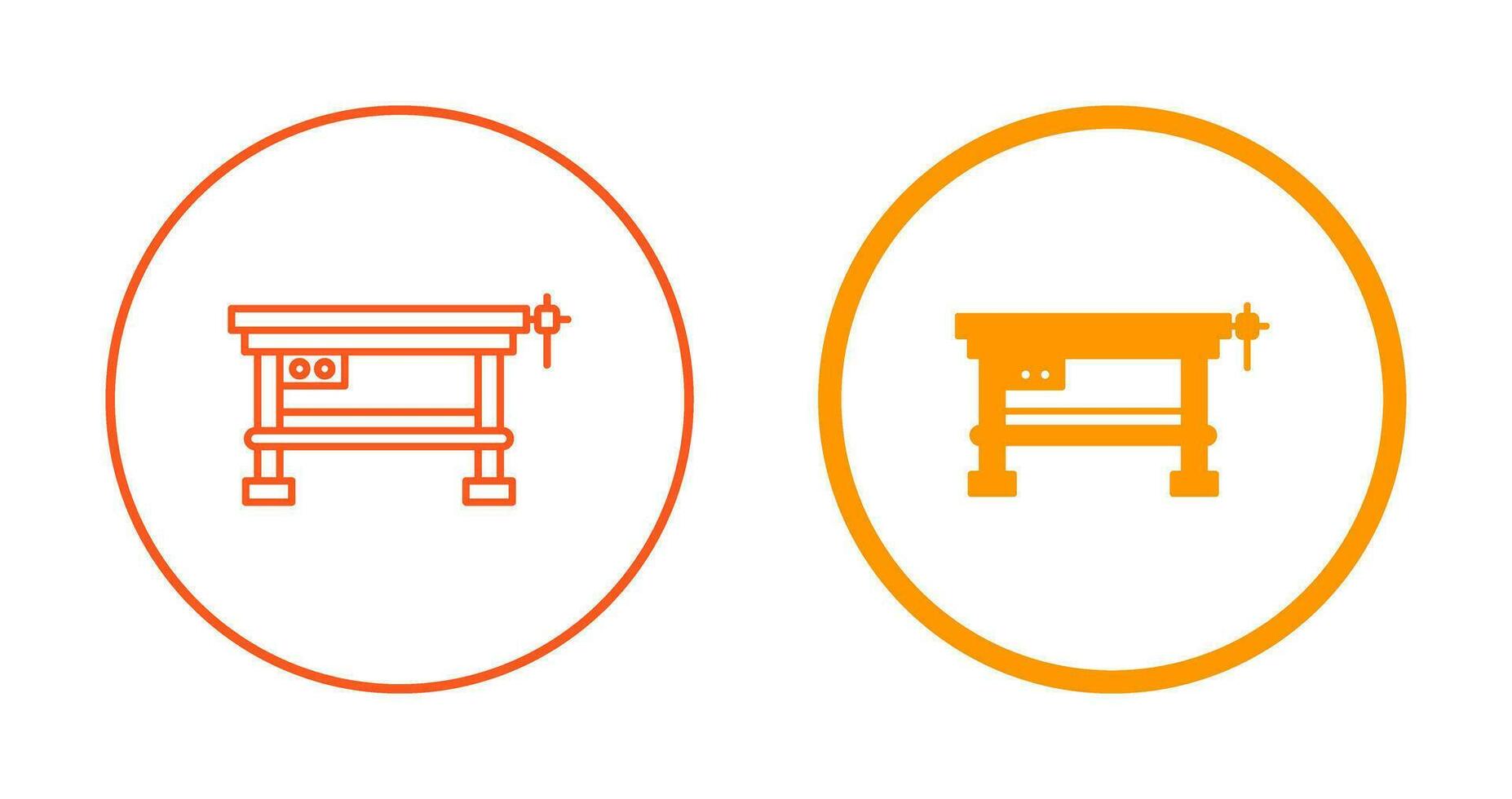 Work Bench Vector Icon