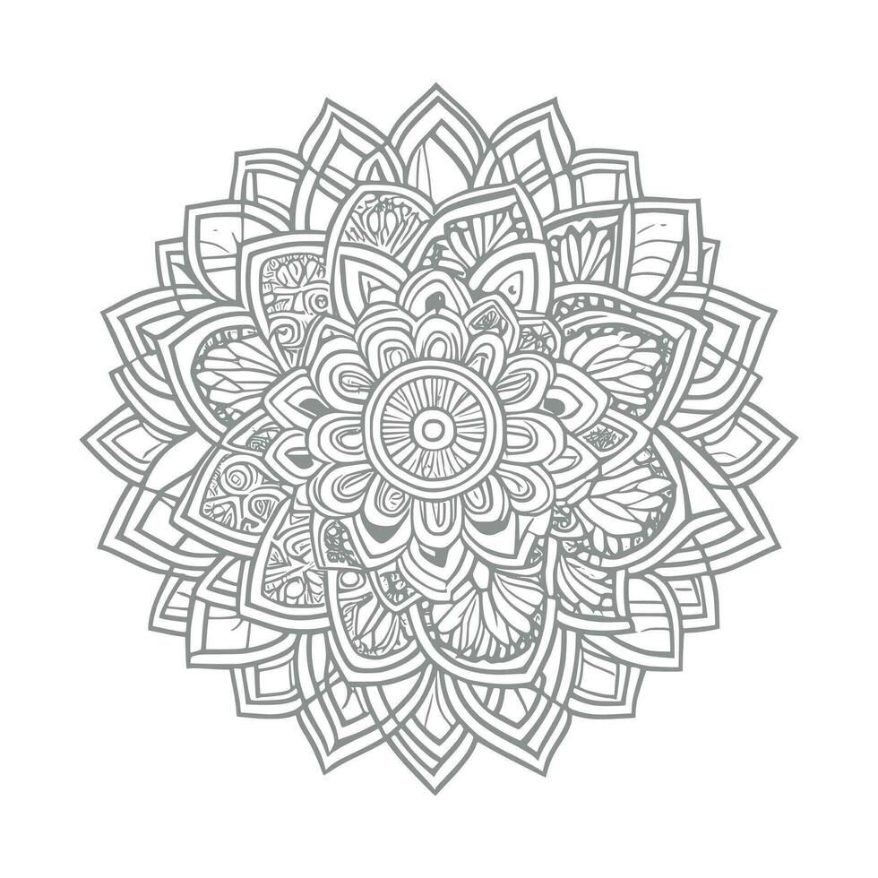 line art flower bouquet vector