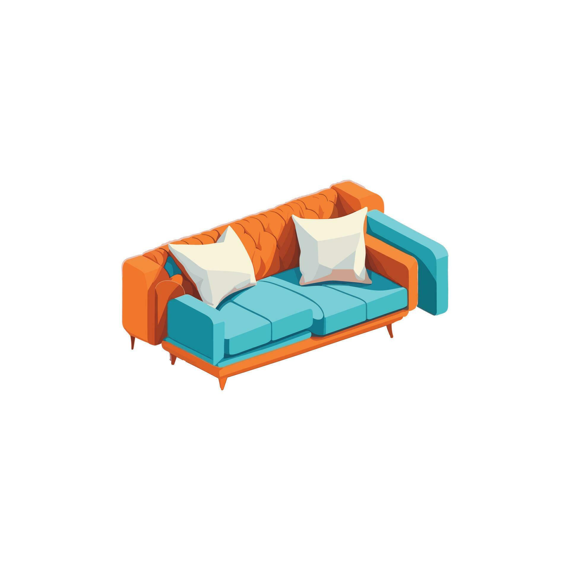 Modern Sofa Vector 24847333 Vector Art at Vecteezy