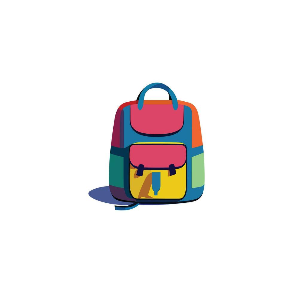 School Bag Vector. vector