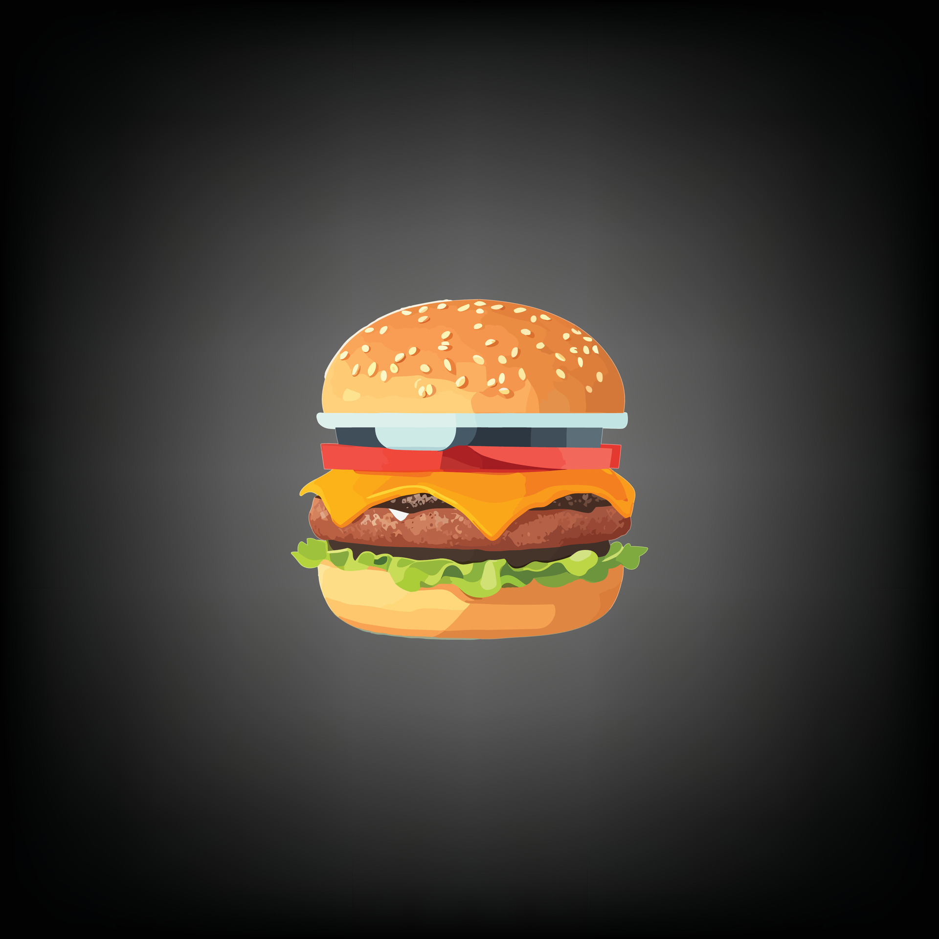 Burger Vector Illustration 24847345 Vector Art At Vecteezy Burger Vector Illustration 24847345 Vector Art At Vecteezy