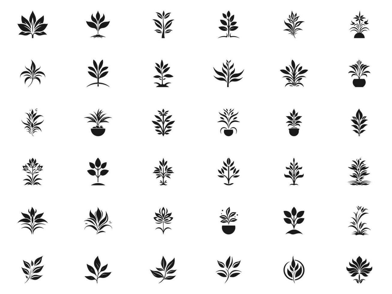 Flower line icon set. Collection of high quality black outline logo for mobile concepts and web apps design. Flower set in trendy flat style. Vector illustration on a white background