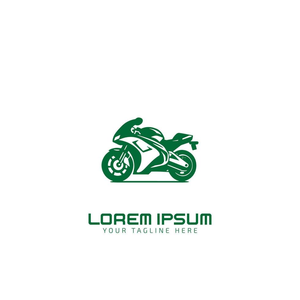 bike minimal logo silhouette vector icon template on white background