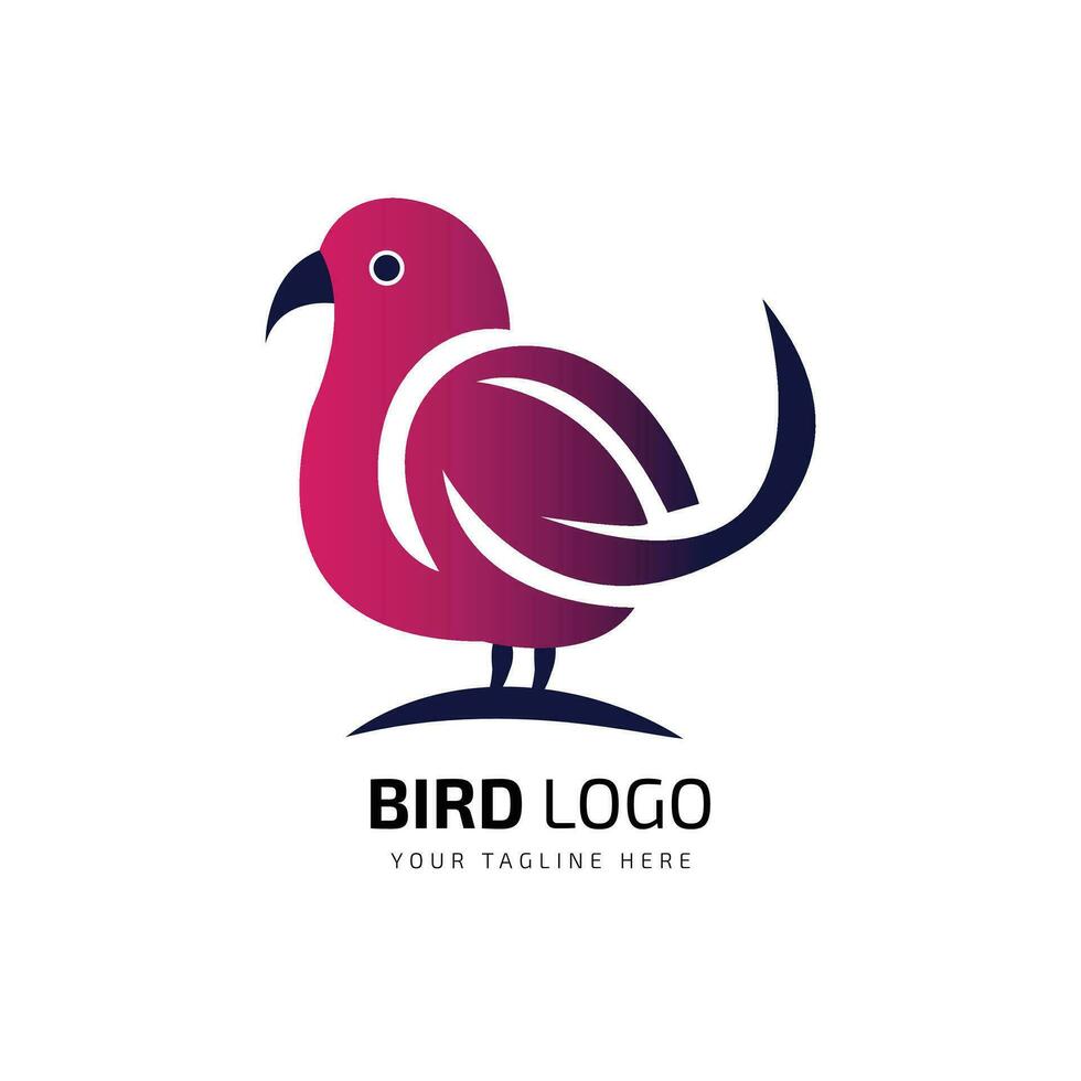 bird logo design logo gradient colorful vector