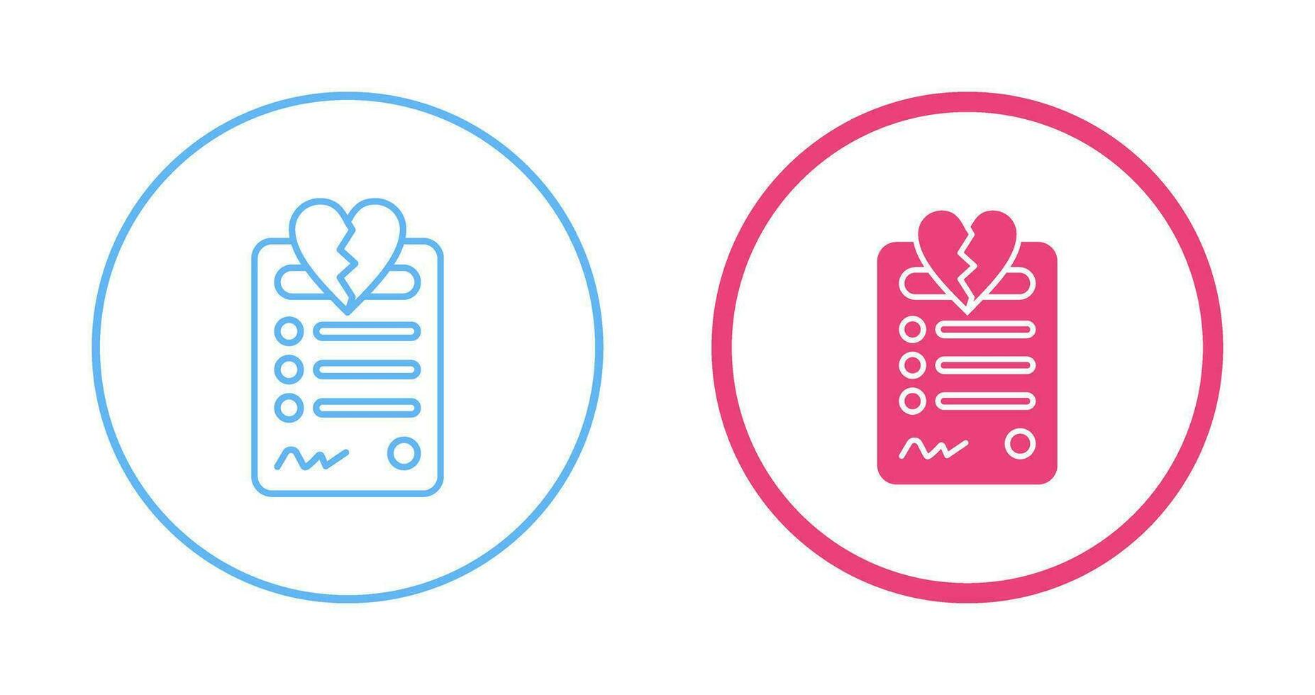 Divorce Vector Icon