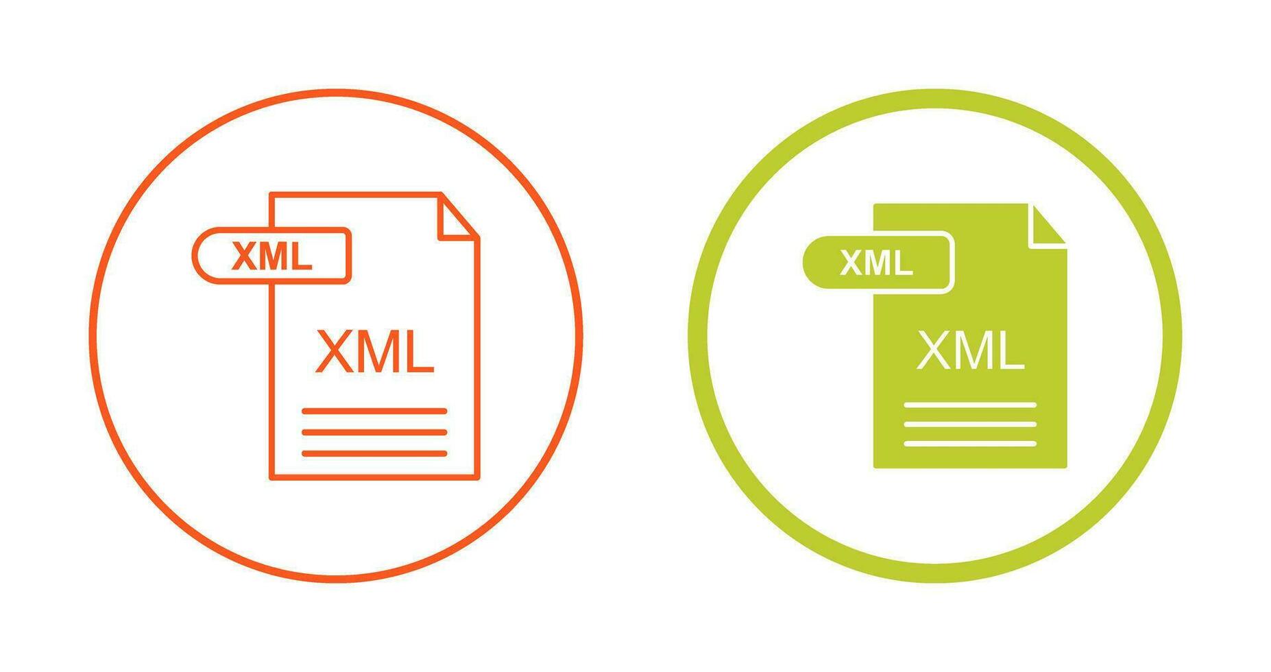 XML Vector Icon