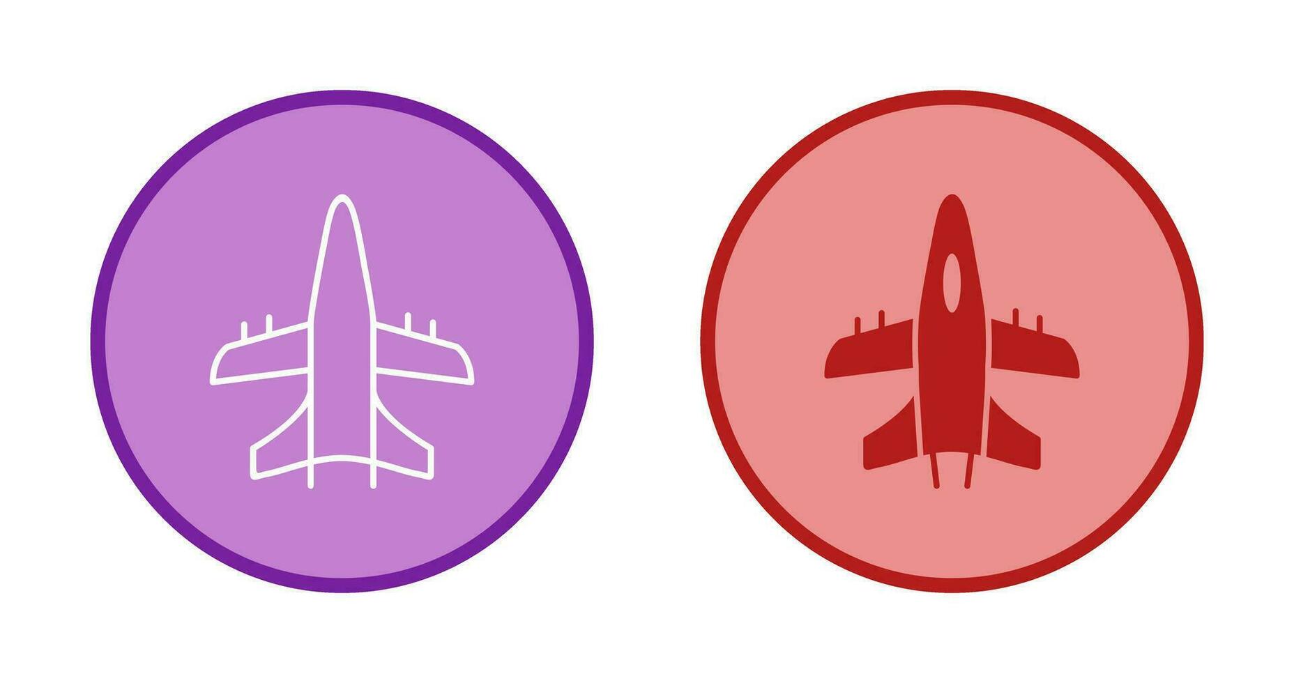 Military Plane Vector Icon