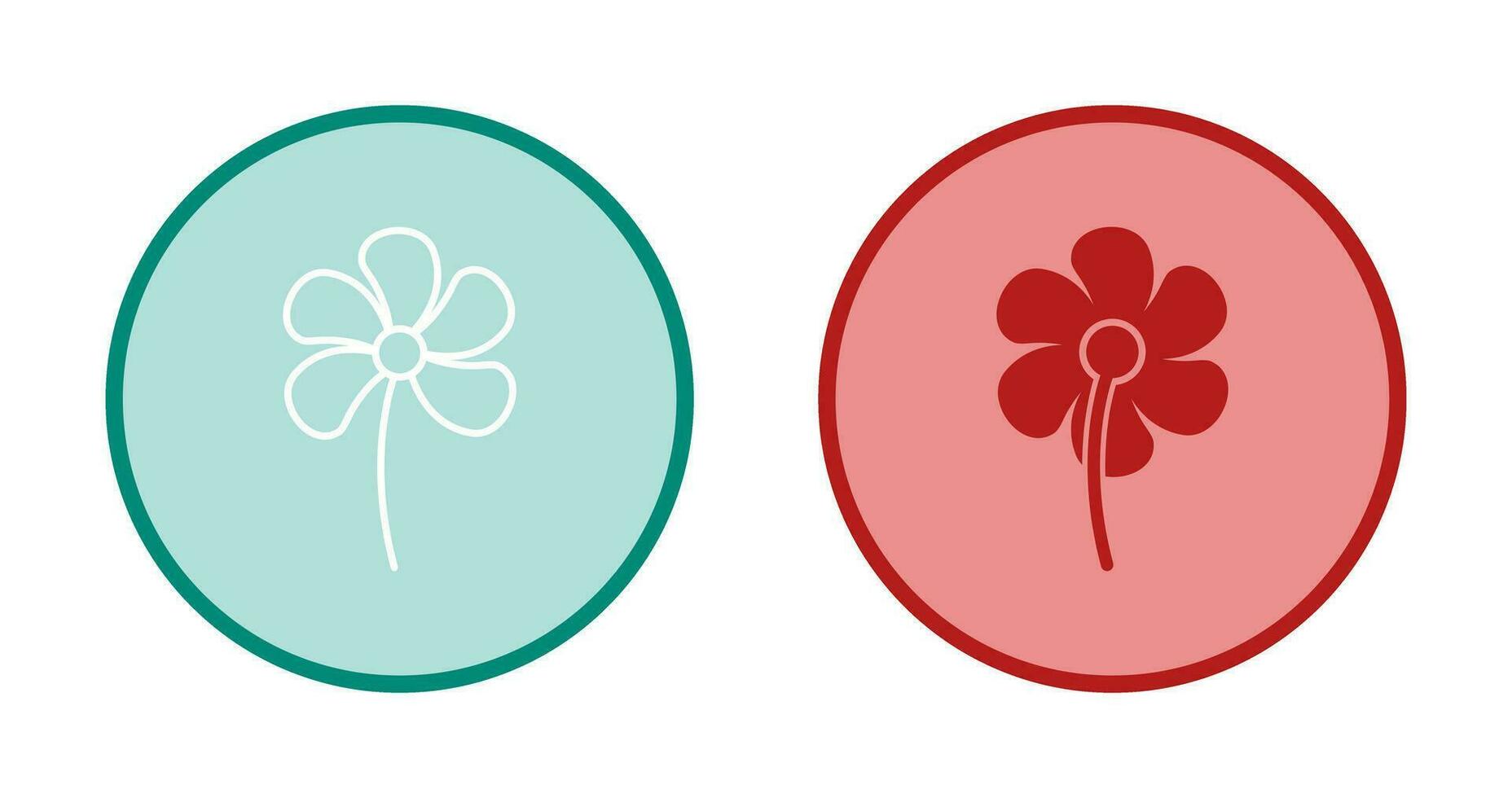 Small flowers Vector Icon