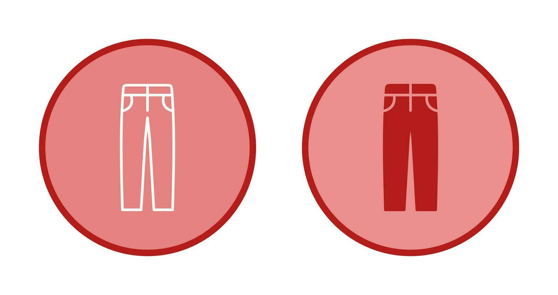 Men's Pants Vector Icon