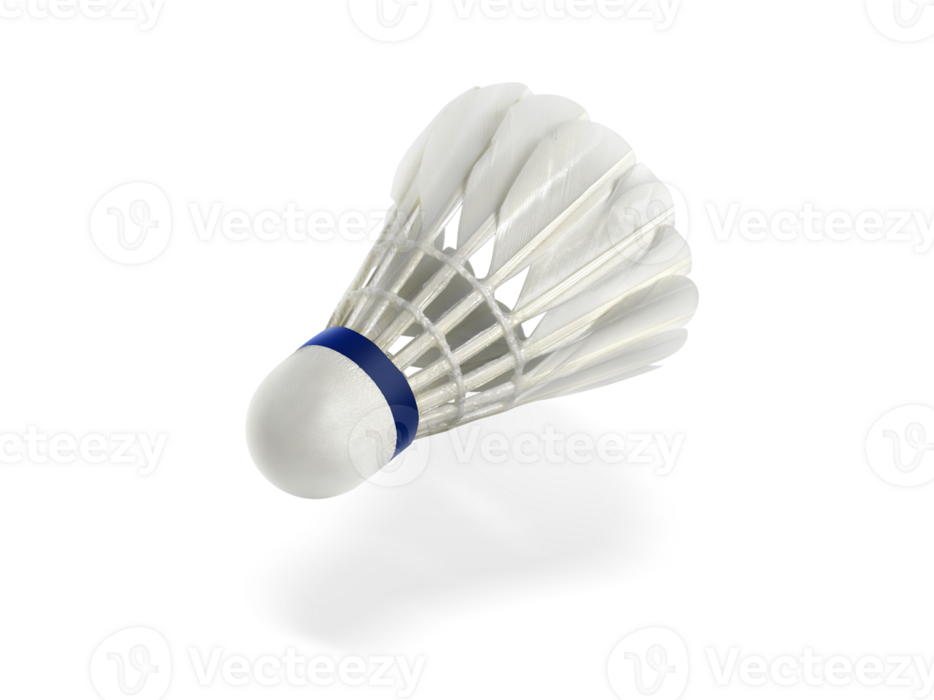 Badminton ball or shuttlecock, transparent background png