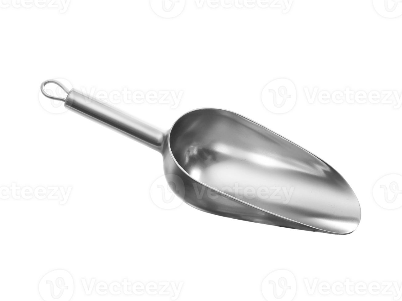 Metal Ice scoop, transparent background png