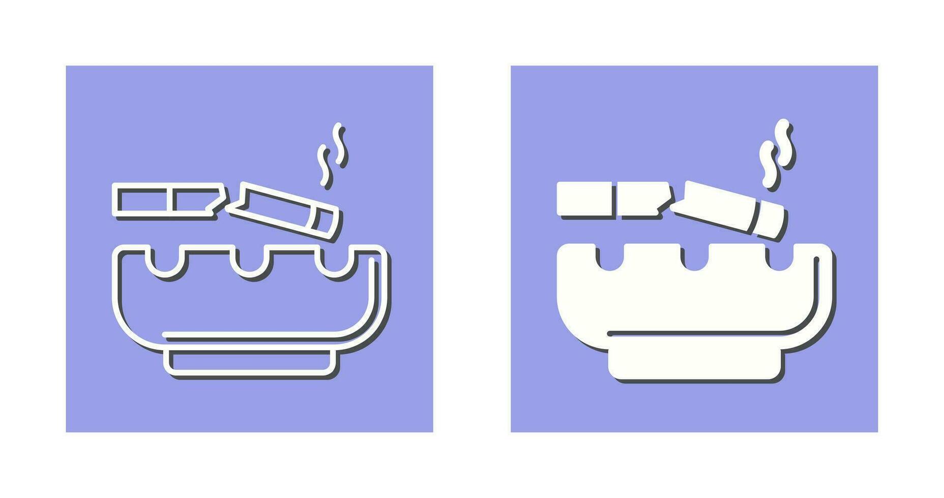 Broken Cigarette Vector Icon