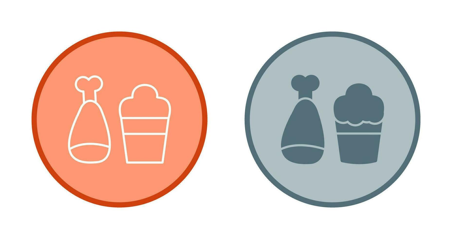 Food and Beer Vector Icon