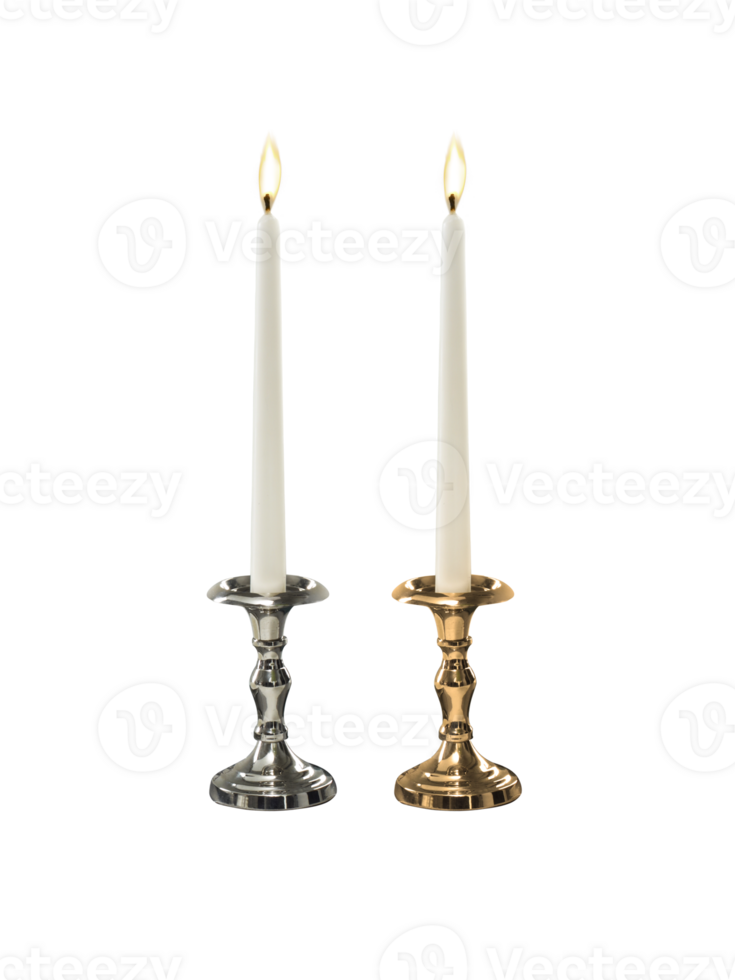 vela en candelero, transparente antecedentes png