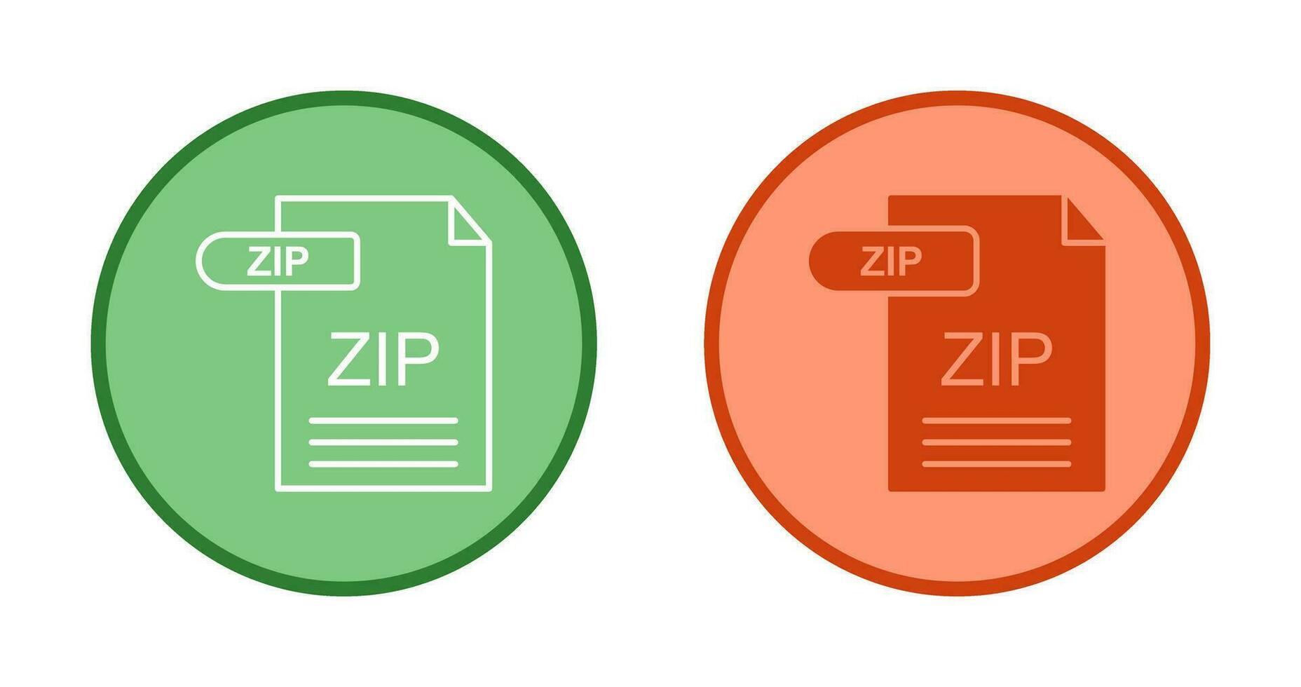 ZIP Vector Icon