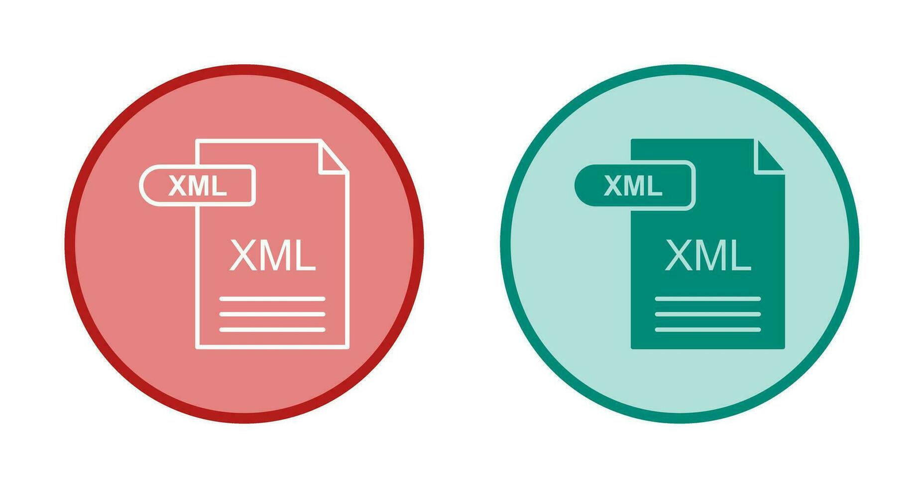 XML Vector Icon