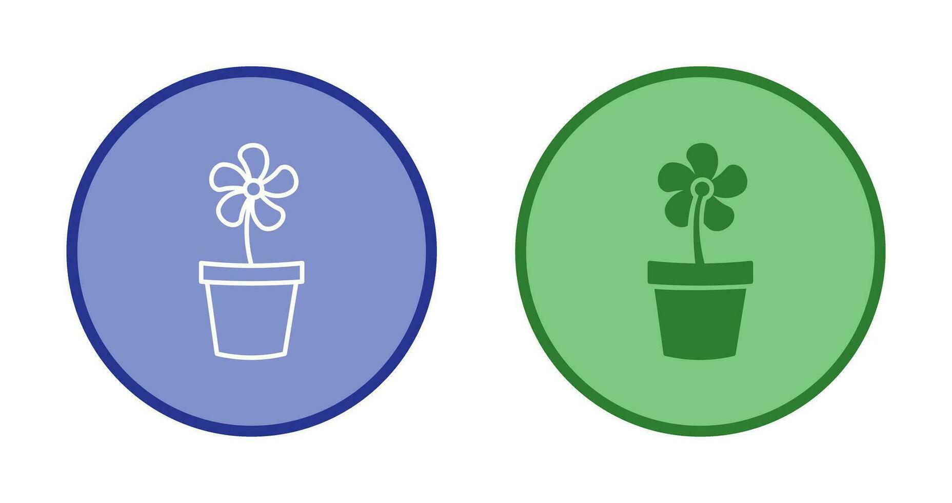 Flower Pot Vector Icon