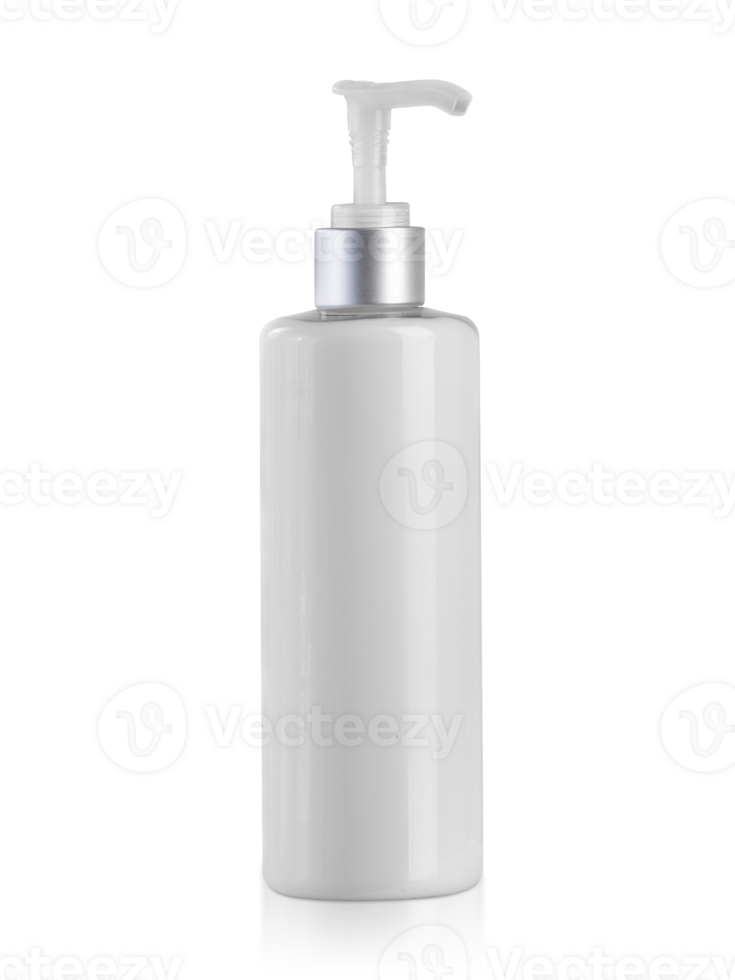 Bottles with pump mockup, transparent background png