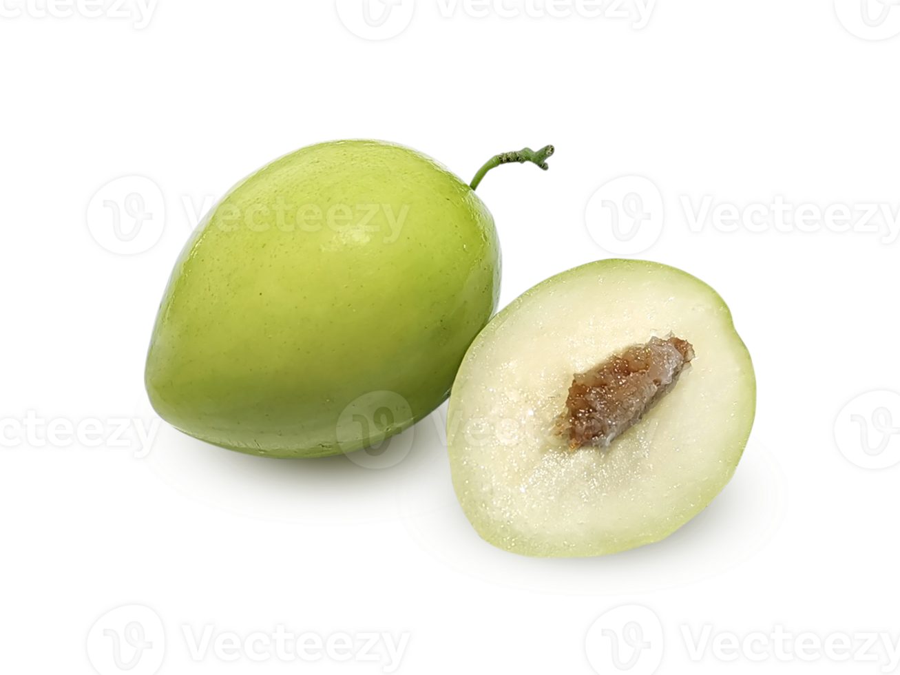 Fresh fruit jujube, transparent background png
