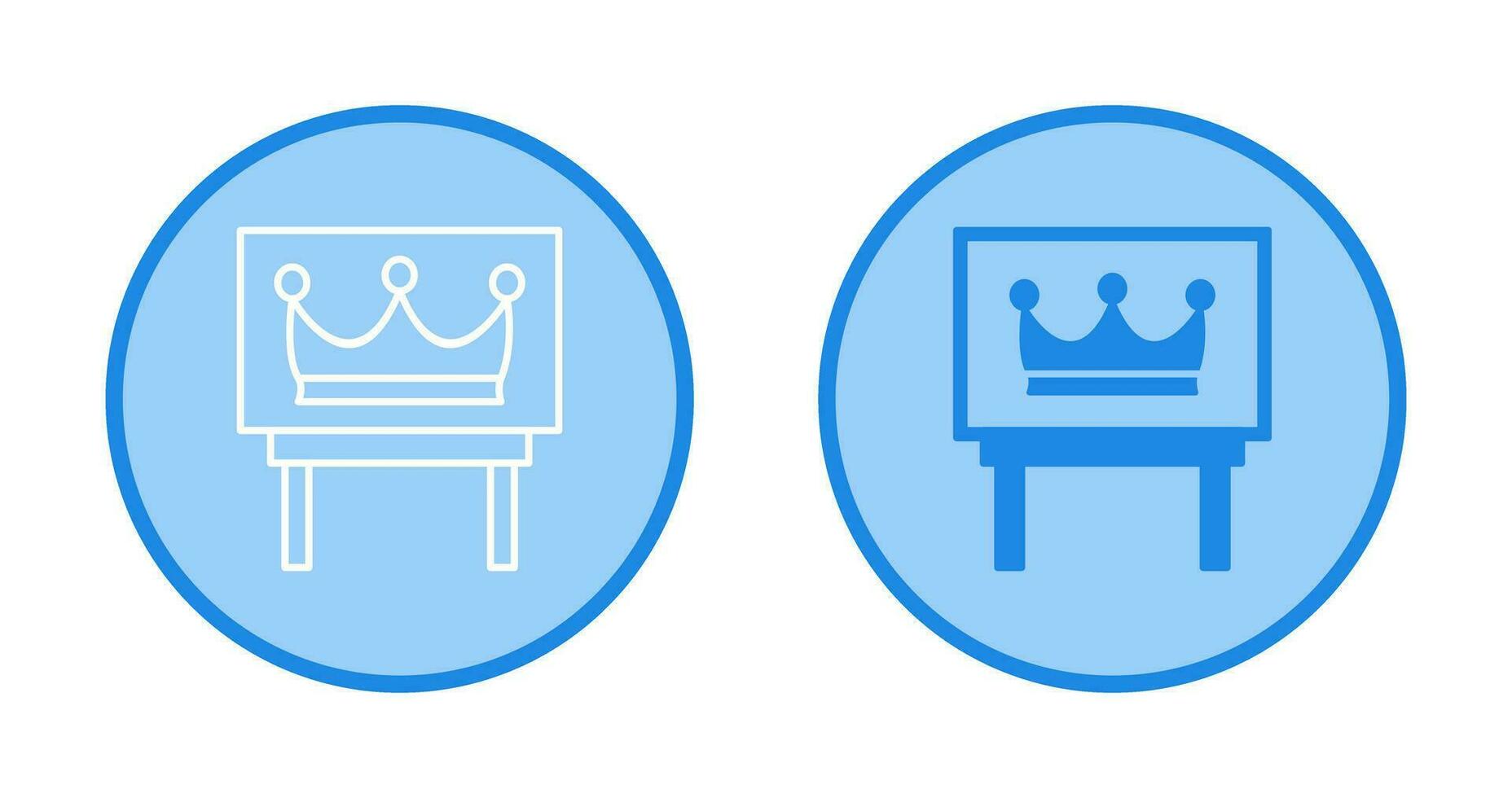 Crown Exhibit Vector Icon
