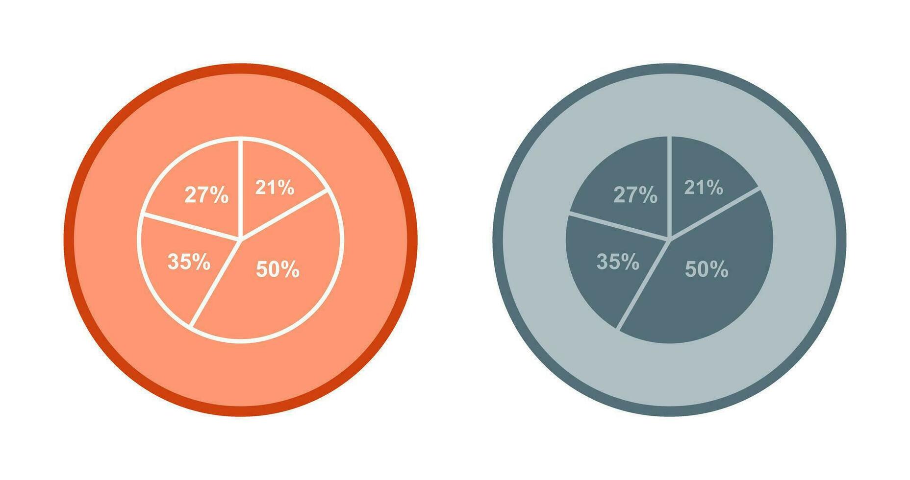 Pie Chart Vector Icon