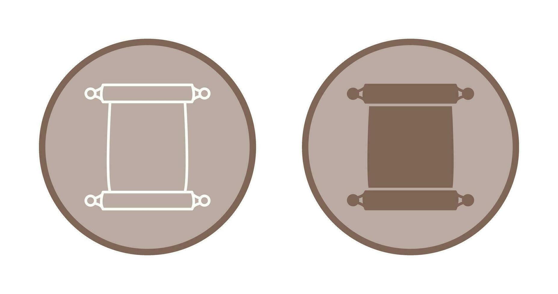 Scroll of Paper Vector Icon
