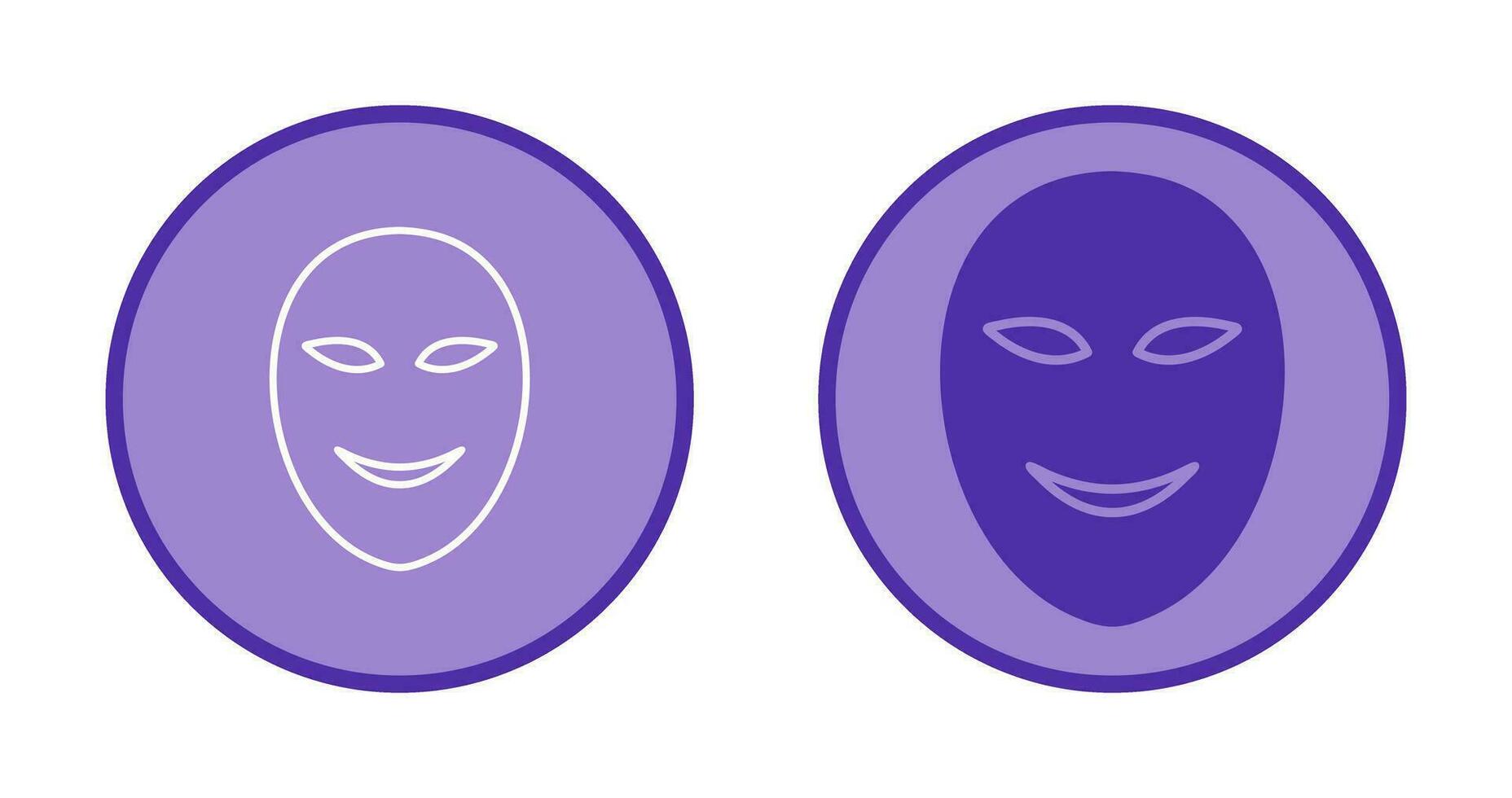 Ancient Face Mask Vector Icon