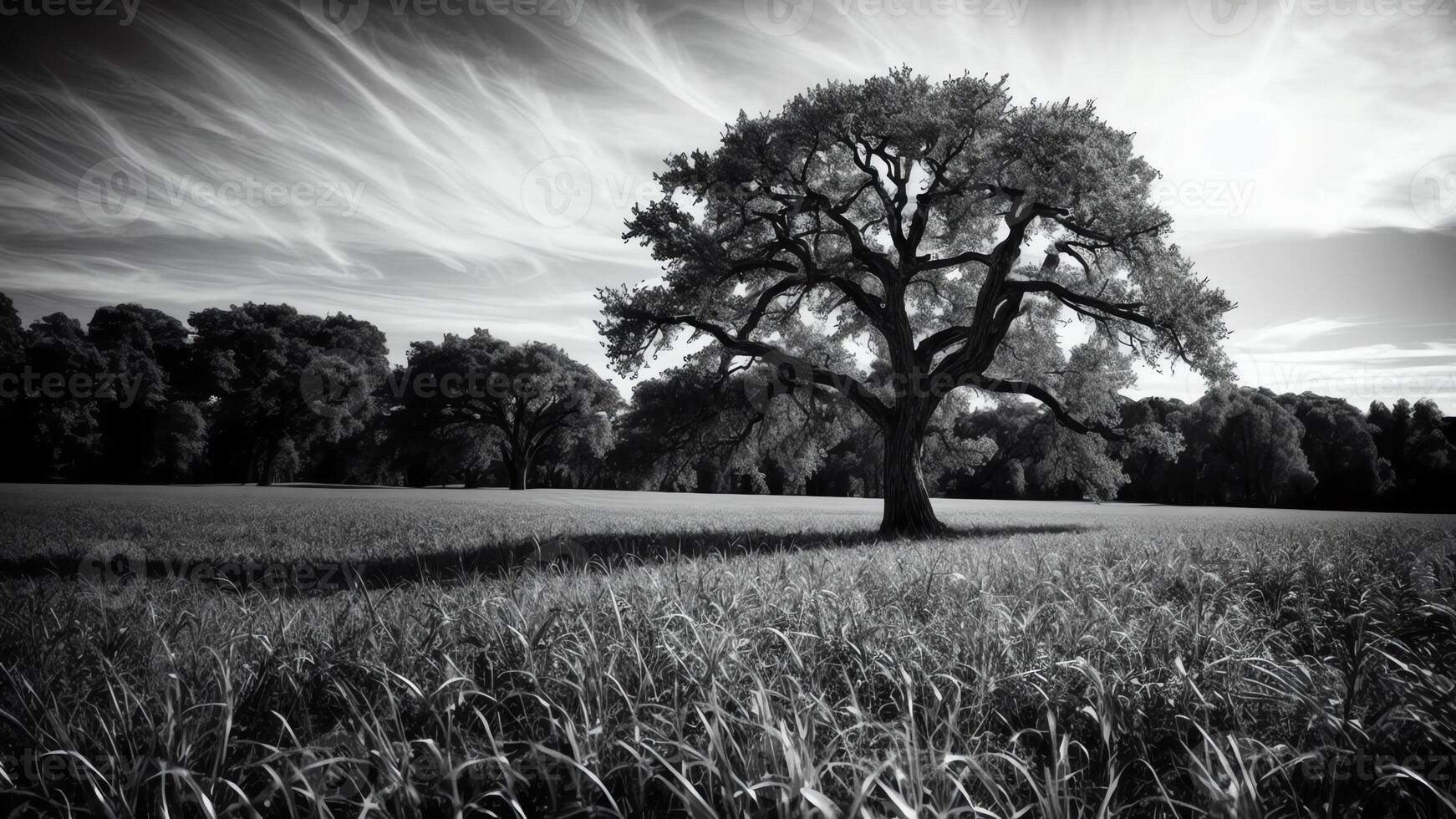 Solitary Tree. . photo