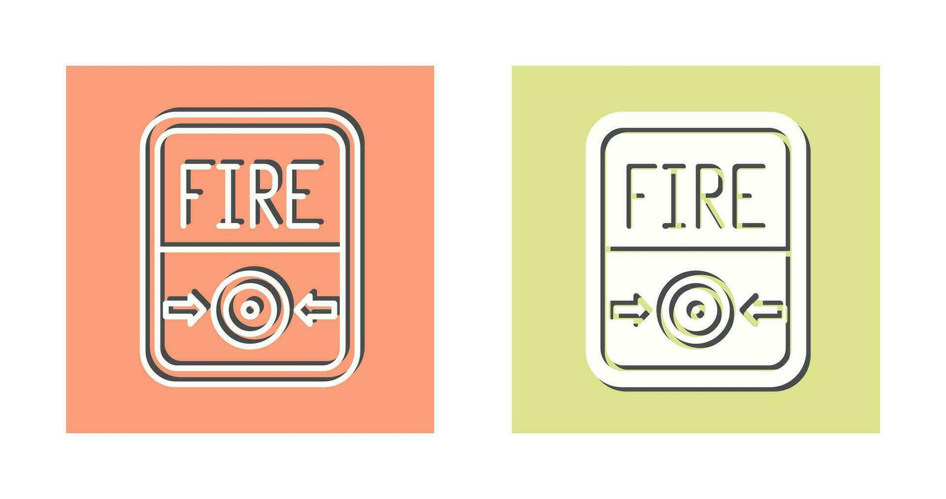 Fire Button Vector Icon