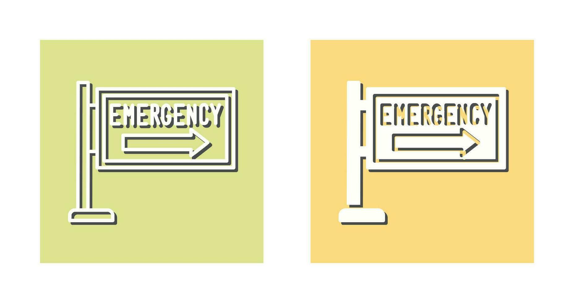 Emergency Sign Vector Icon