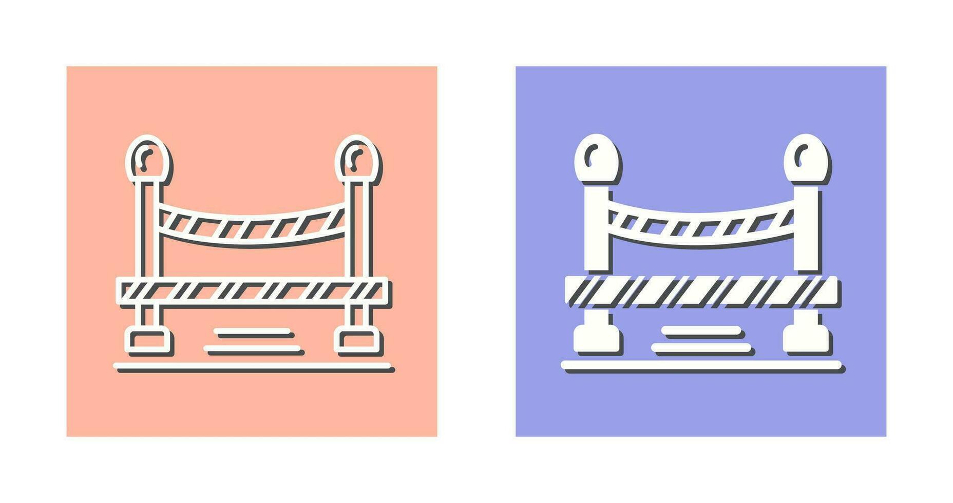 Do Not Cross Line Vector Icon