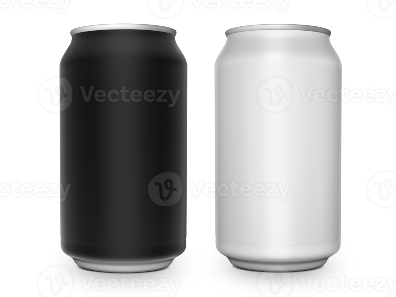 Aluminum cans, transparent background png