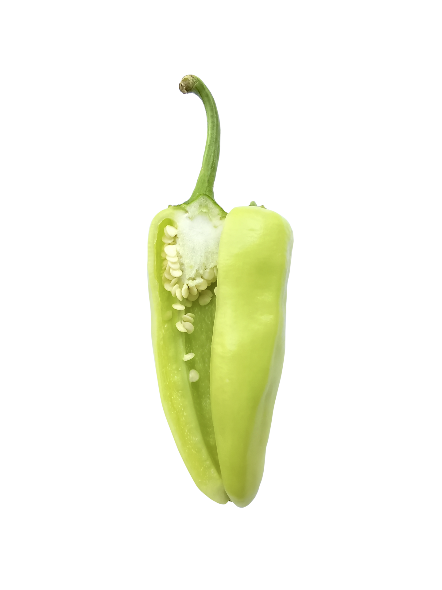 sliced green hot chili peppers transparent background 24850512 PNG