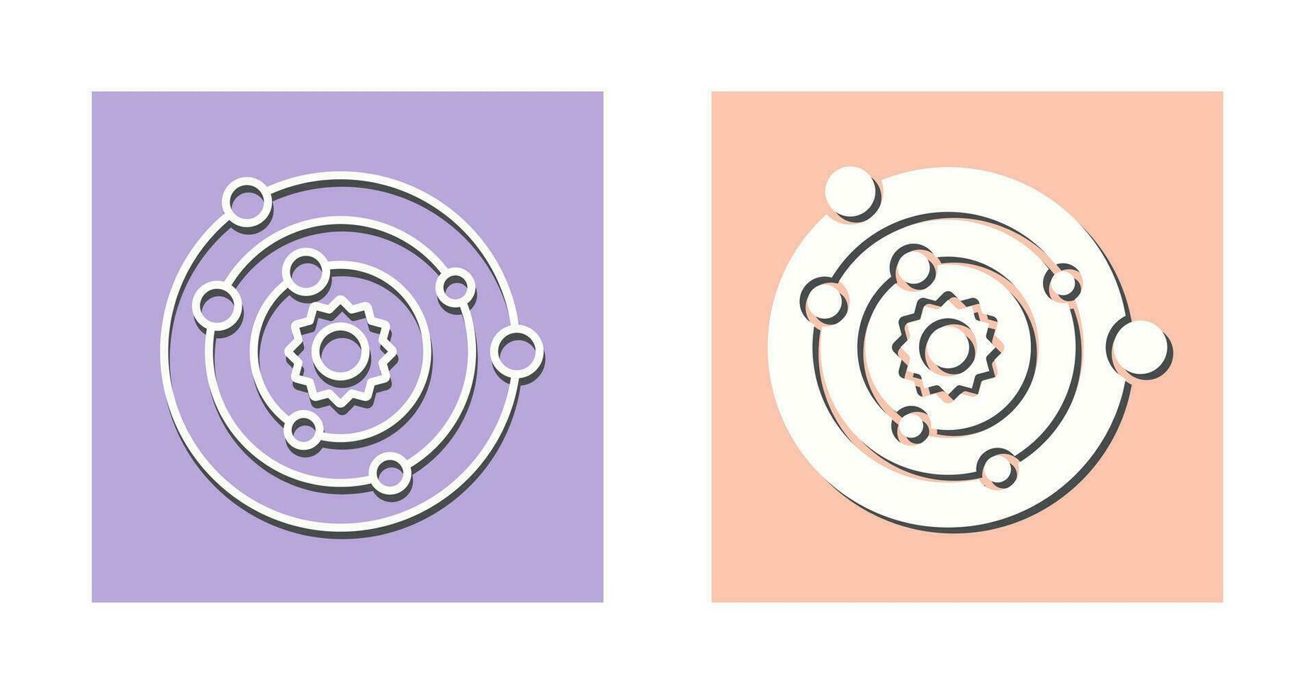 Solar System Vector Icon