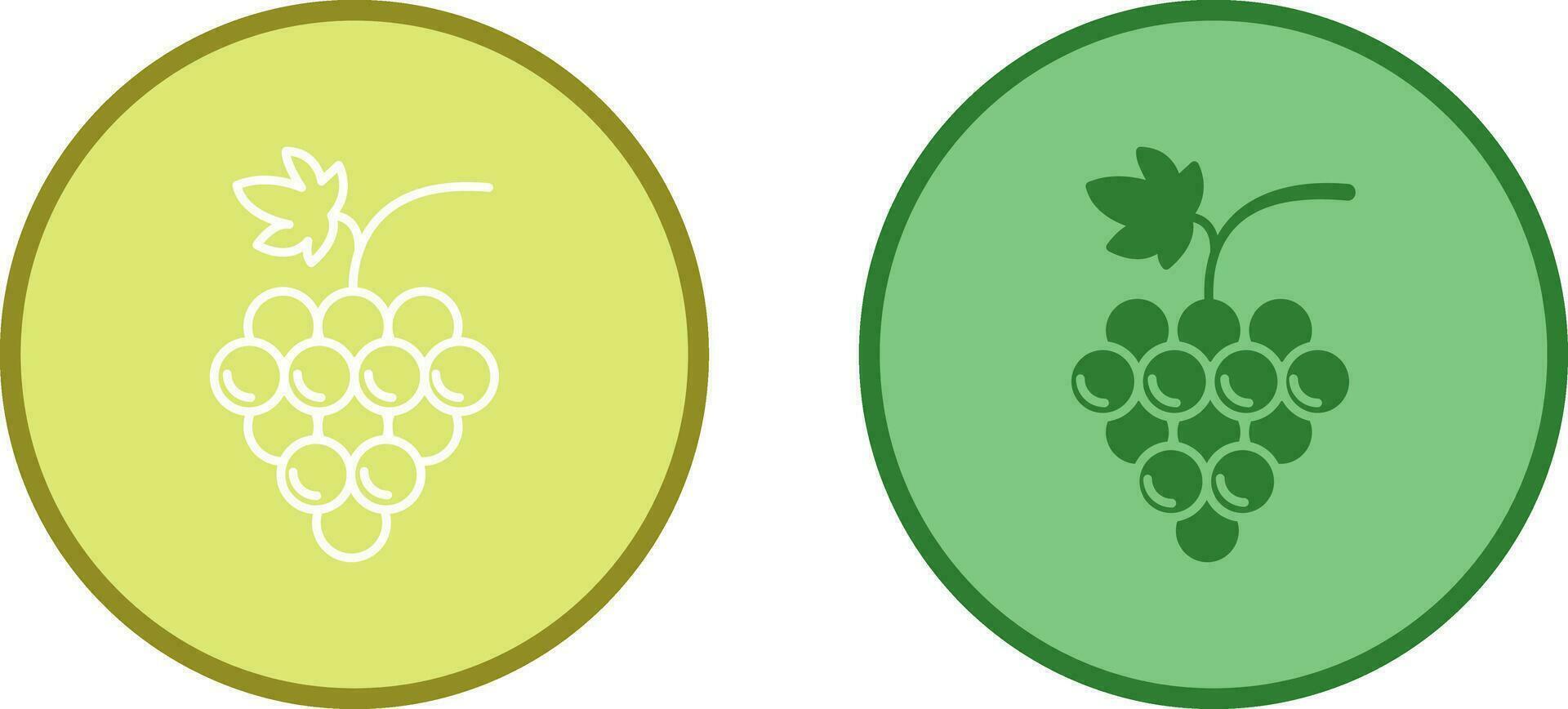 Grapes Vector Icon