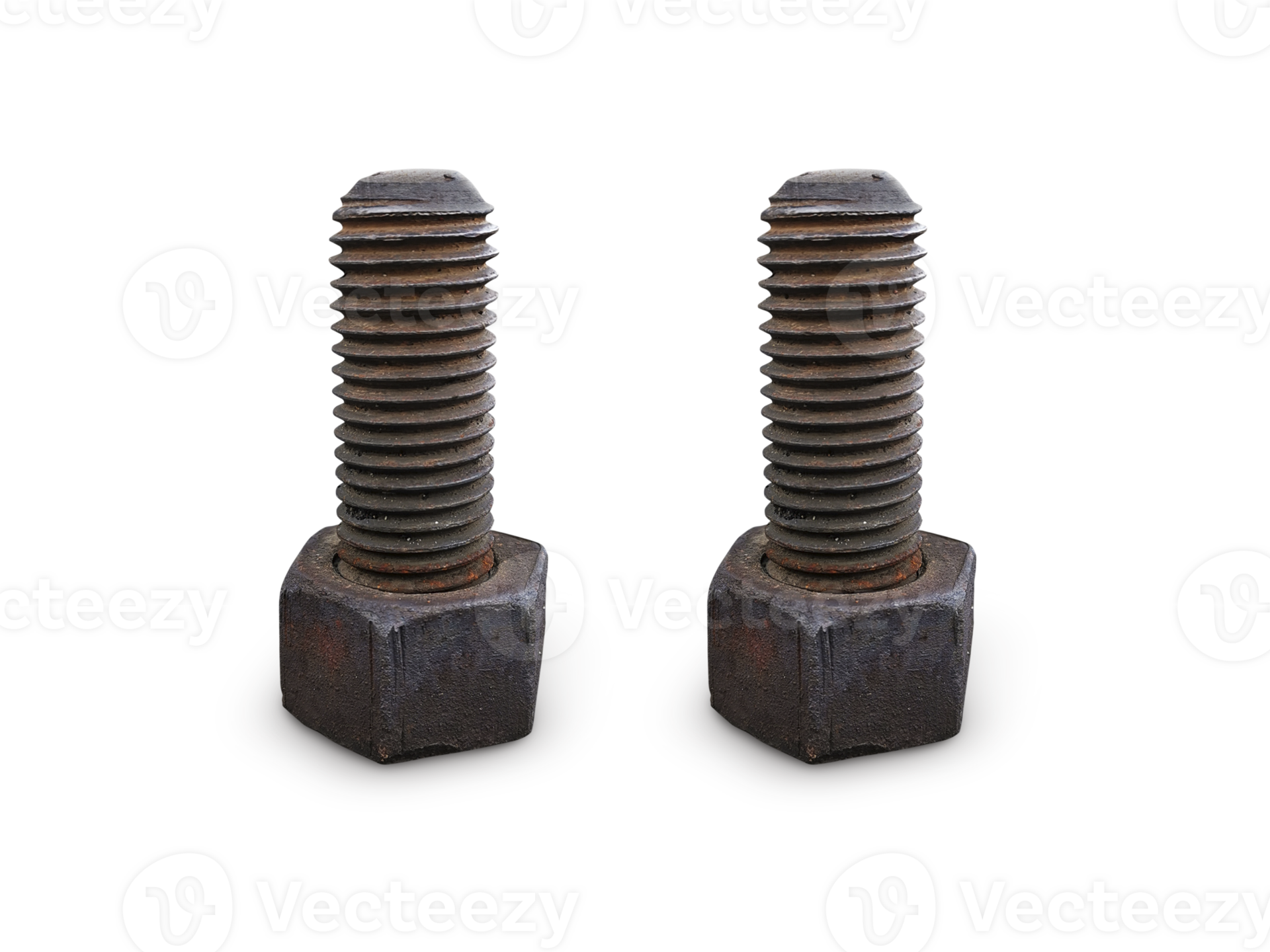 Nuts and bolts old, transparent background 24850839 PNG