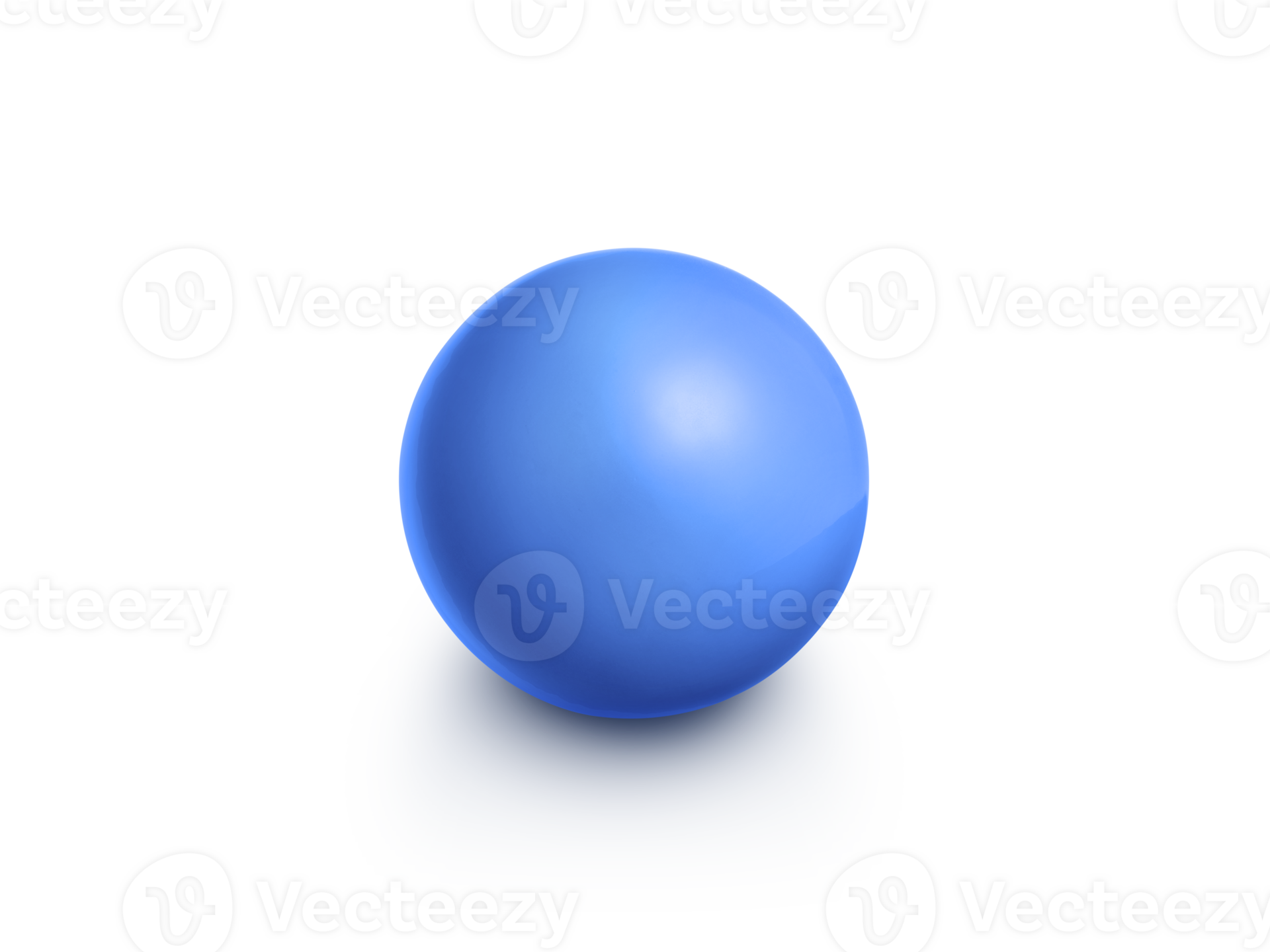 Blue sphere, transparent background 24851112 PNG