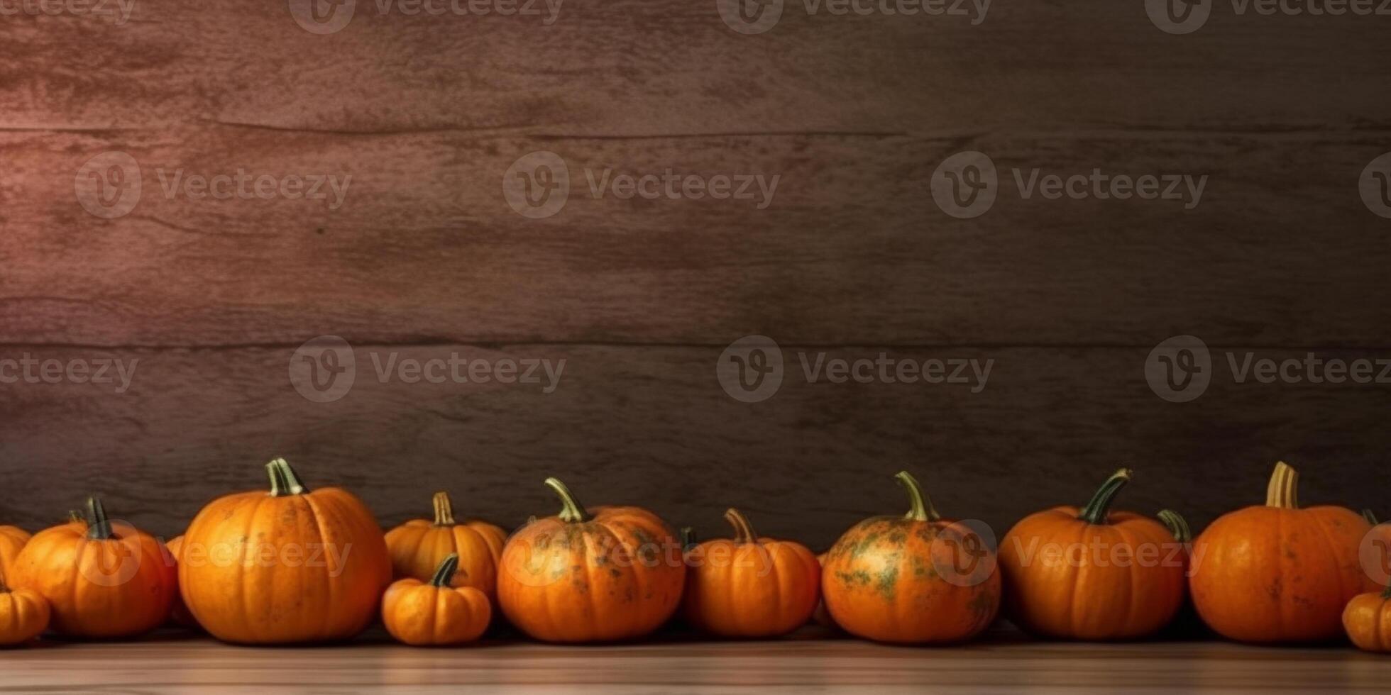 Pumpkin organic vegetable for cooking copy space blurred background, photo
