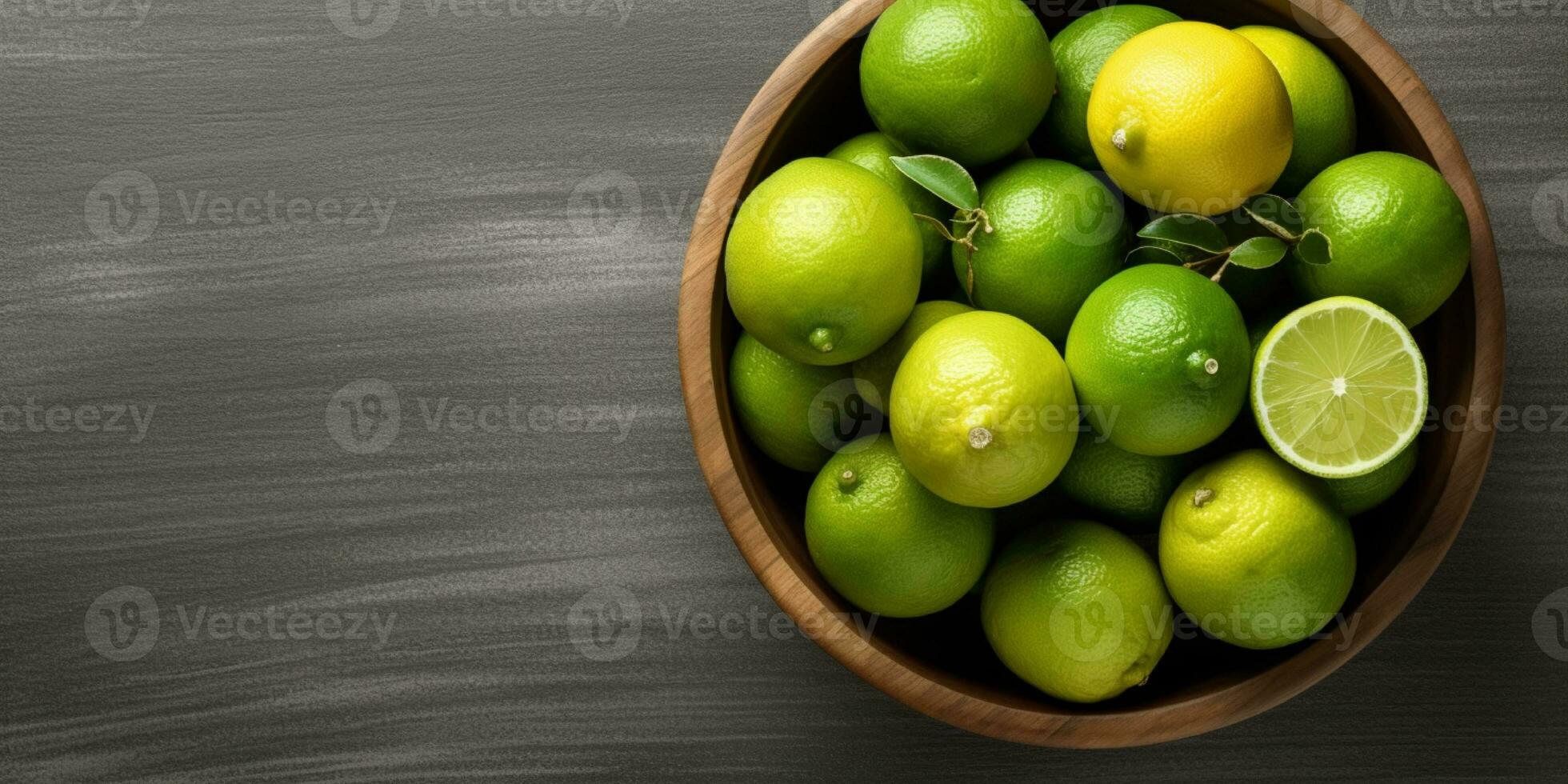 Lime Nature Superfruit for Health and Beauty, Generative AI photo