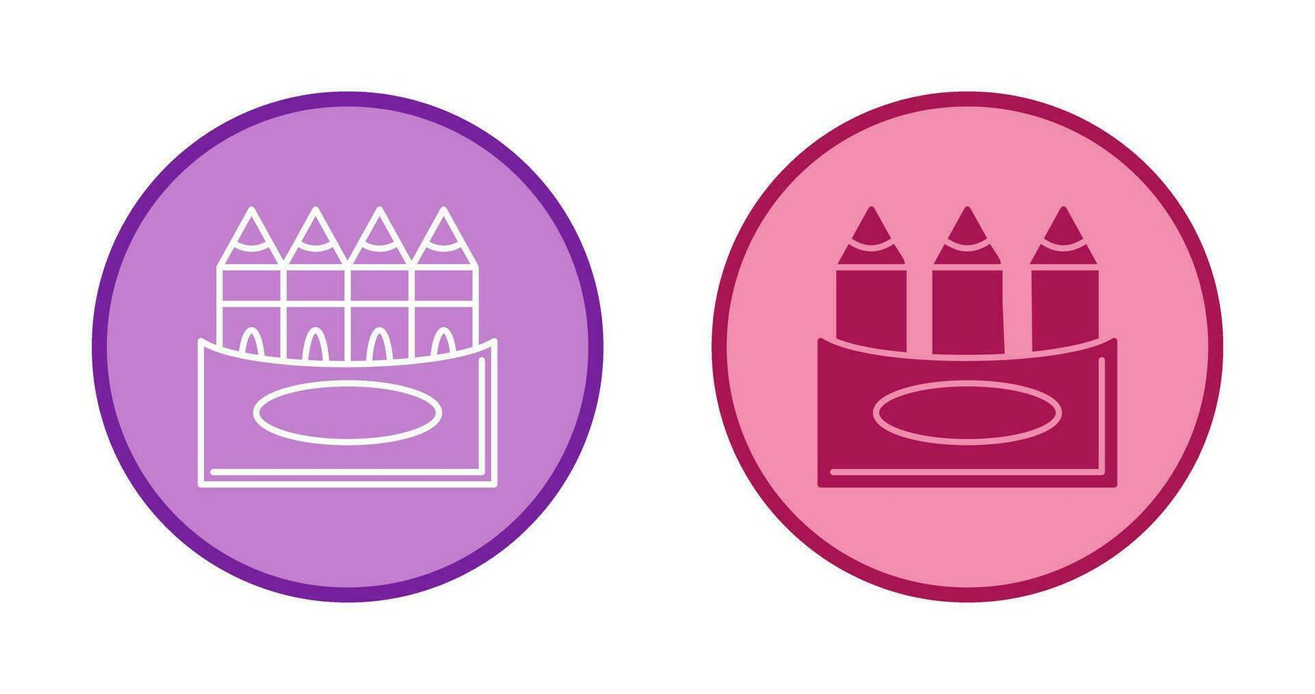 Crayons Vector Icon