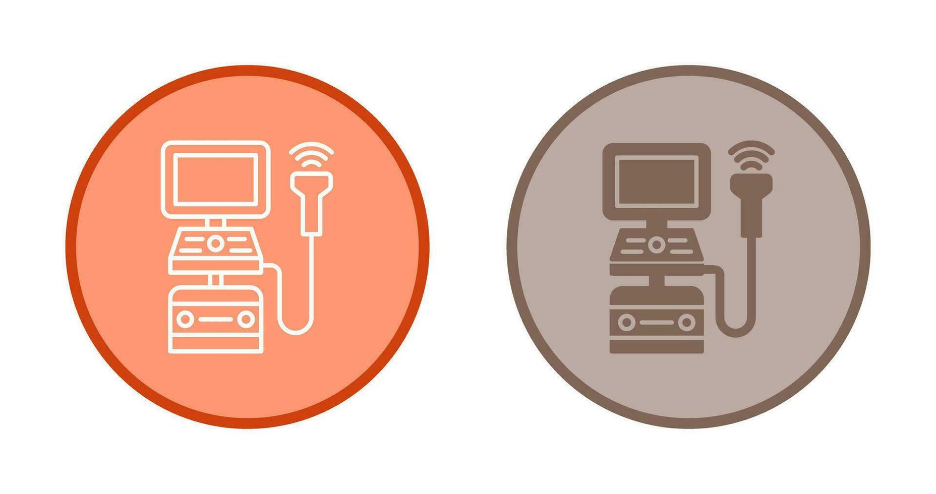 Ultrasound Machine Vector Icon