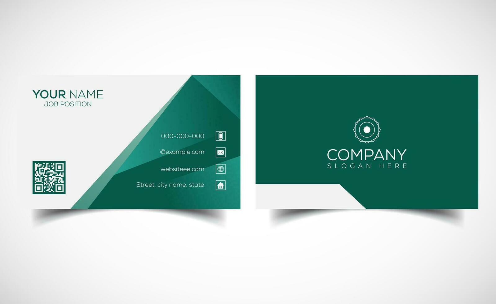 Creative and modern corporate business card template vector
