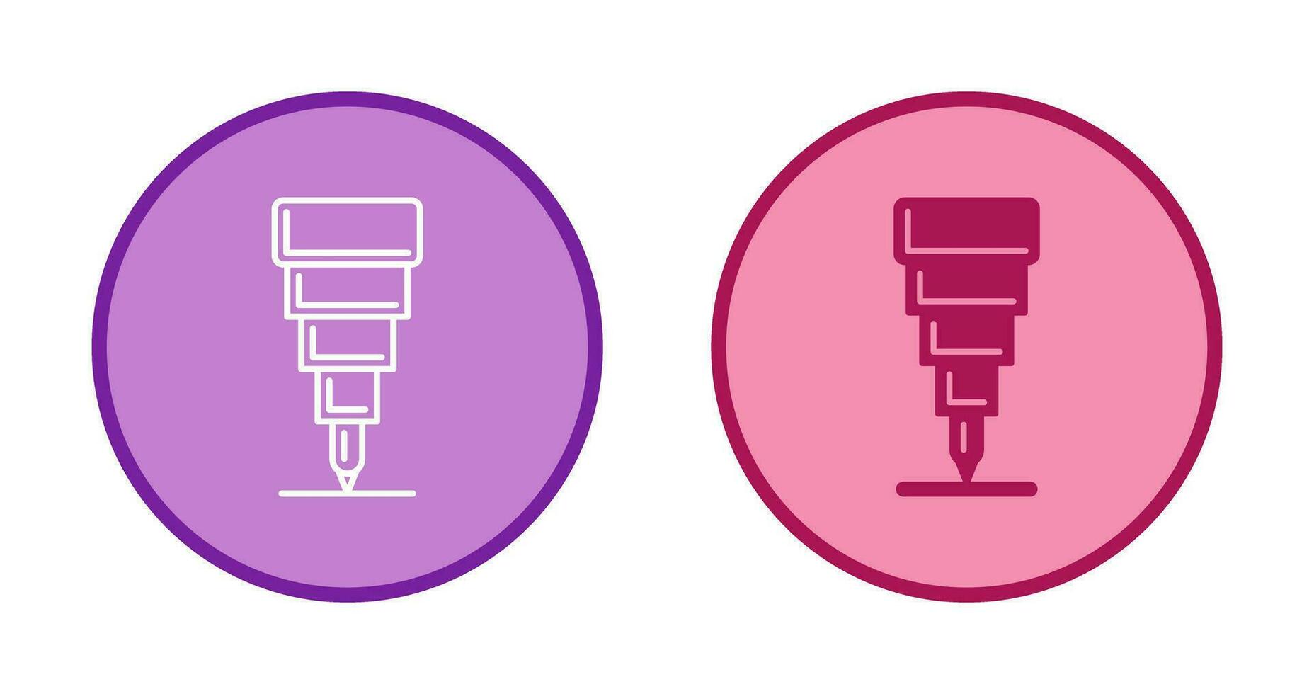 Fine Tip Pen Vector Icon