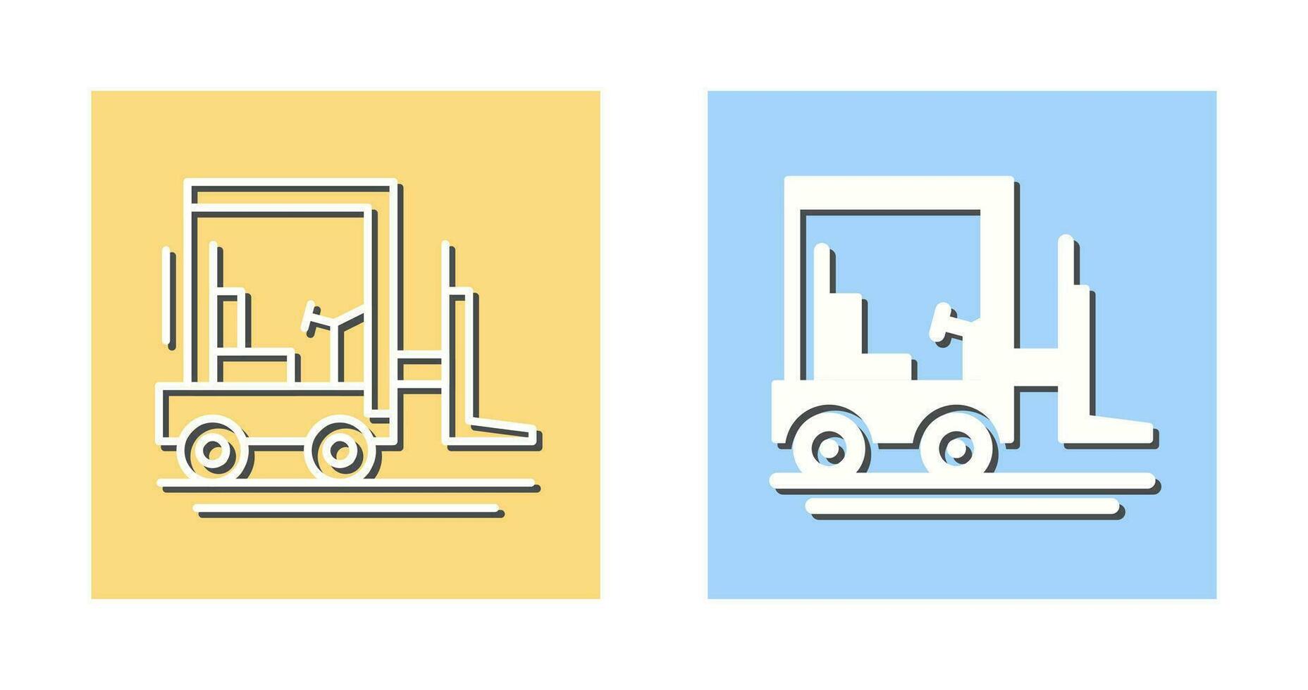 Forklift Vector Icon