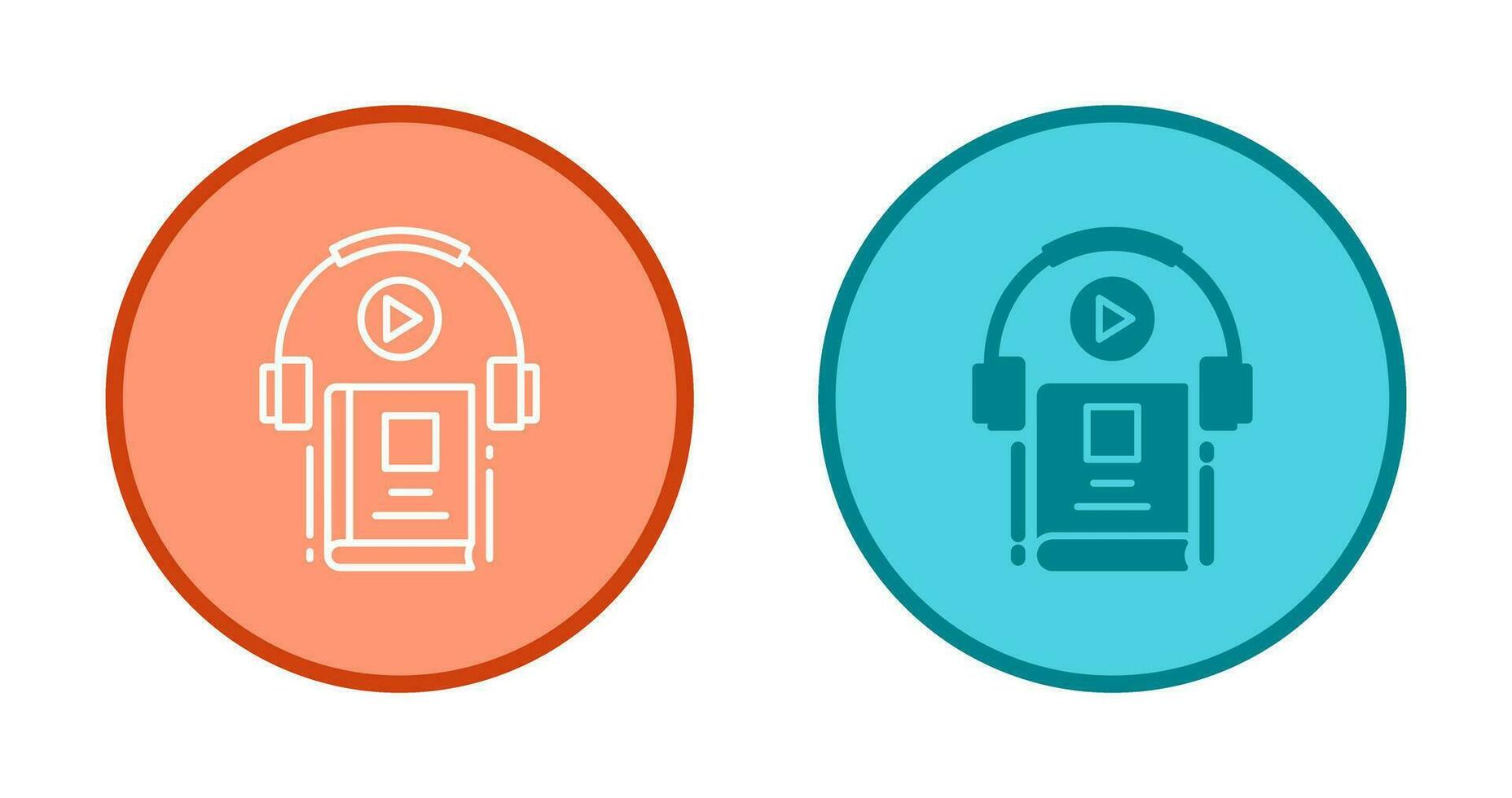 Audio Book Vector Icon