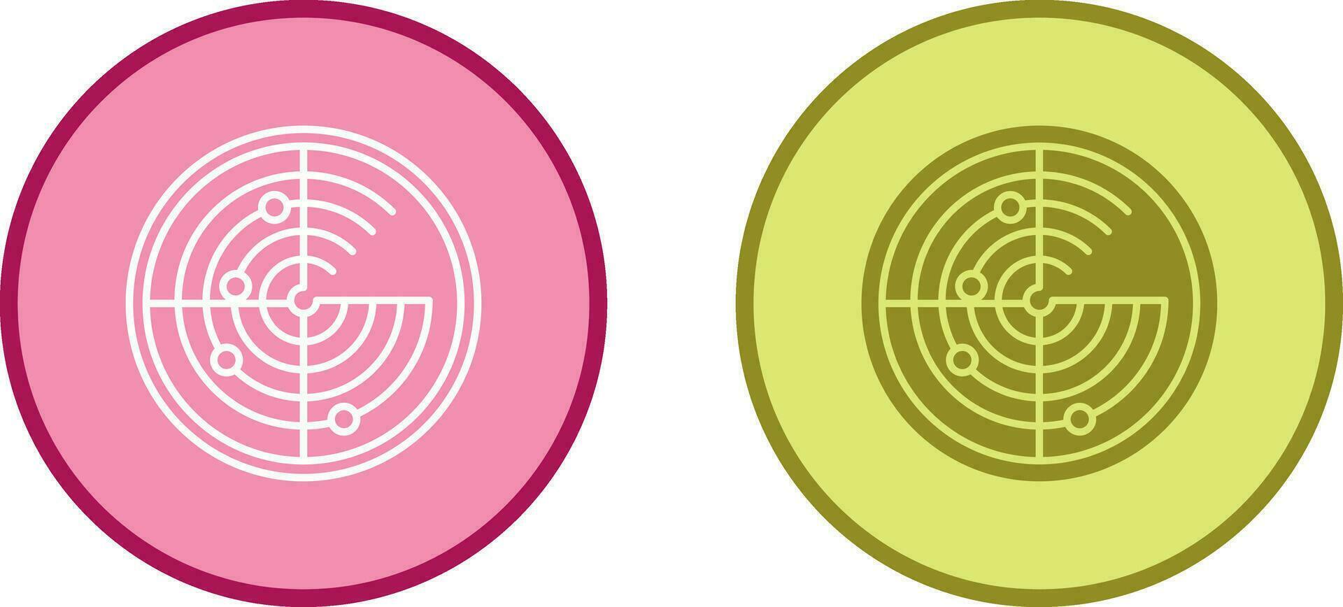 Radar Vector Icon
