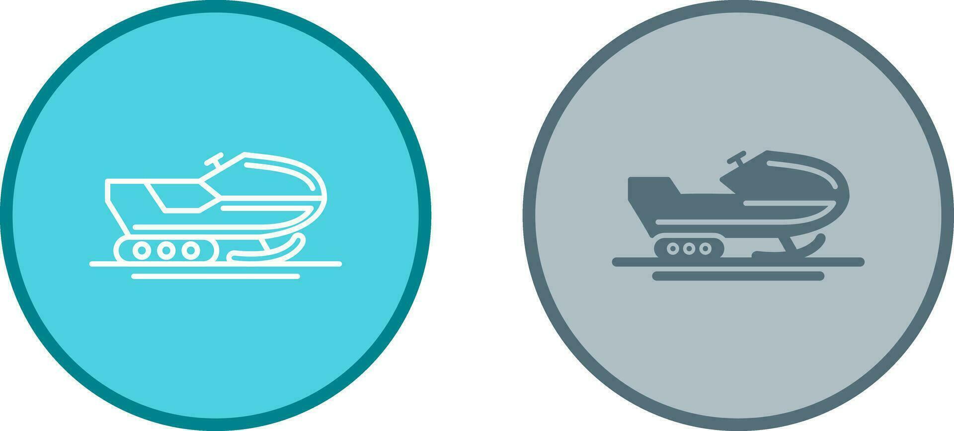 Snowmobile Vector Icon